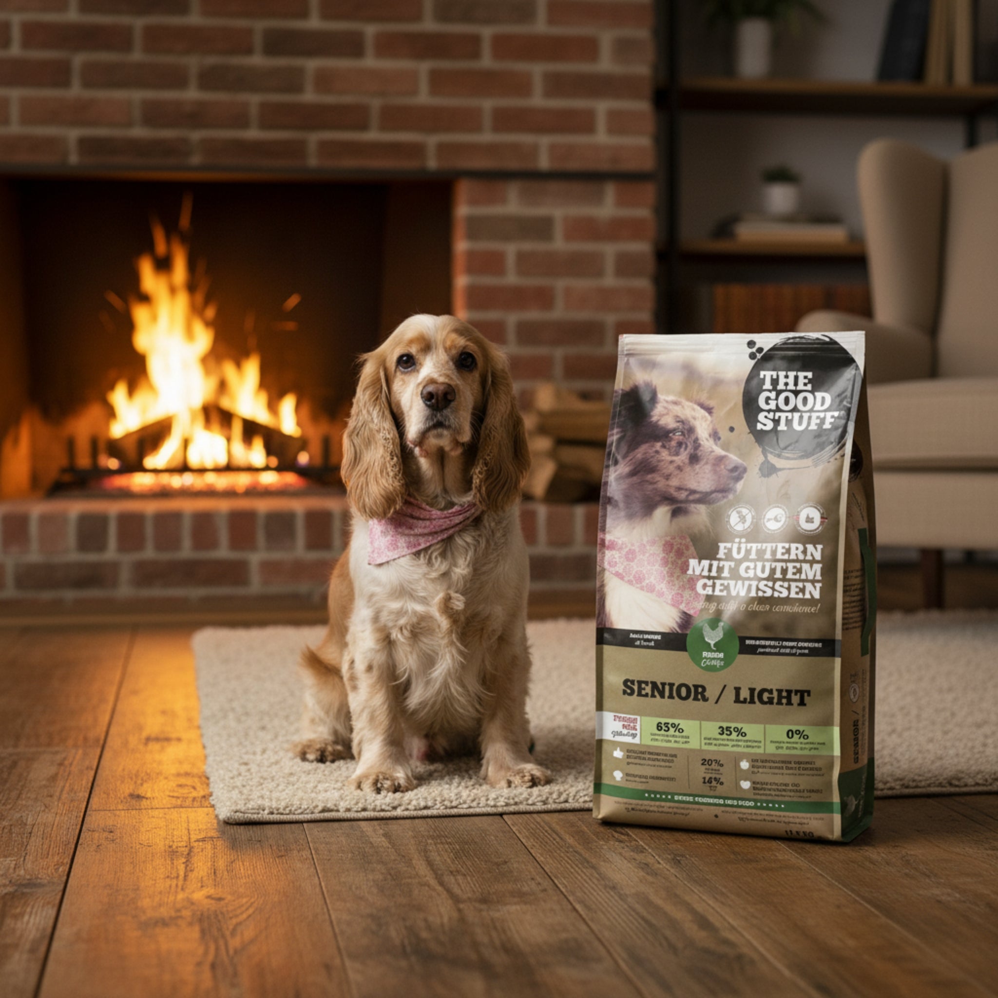 The Goodstuff Senior/Adult Light Trockenfutter Huhn – Gelenkschutz & Gewichtskontrolle - Woofshack