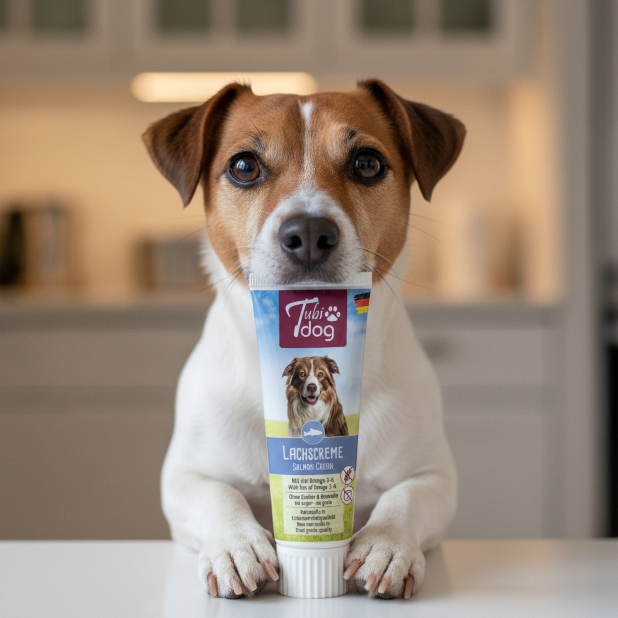 TubiDog Lachscreme – Premium Hundesnack aus 100% Lachs für Training & Belohnung - Woofshack