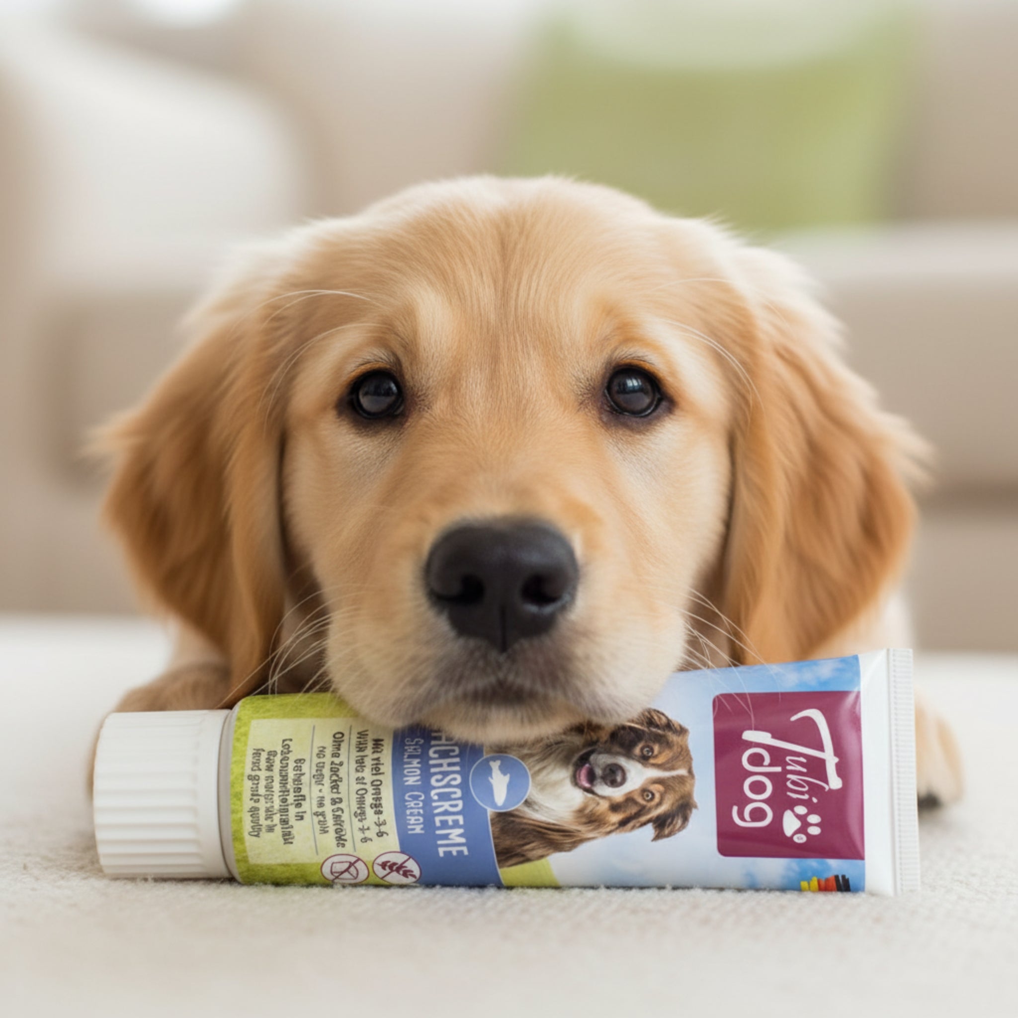 TubiDog Lachscreme – Premium Hundesnack aus 100% Lachs für Training & Belohnung - Woofshack