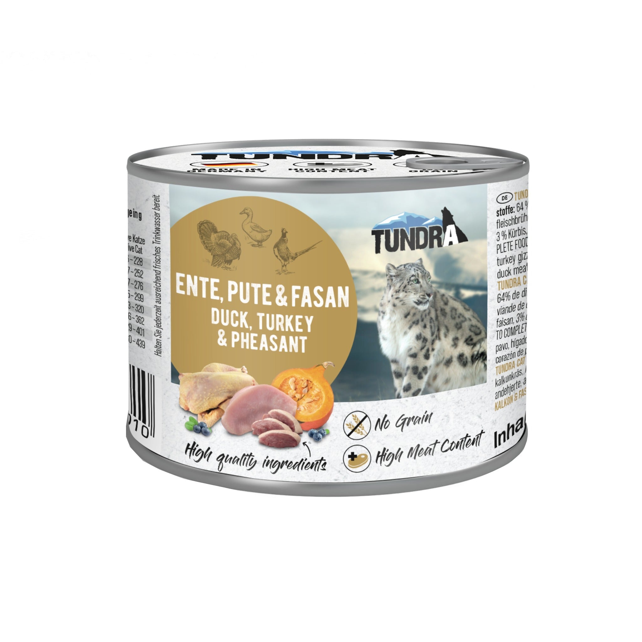 Tundra Cat Adult Ente, Pute & Fasan, Katzen Nassfutter - Woofshack