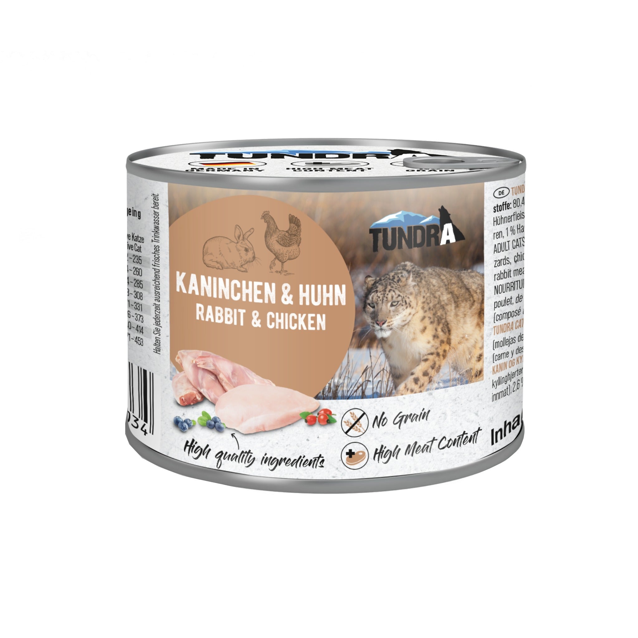 Tundra Cat Adult Kaninchen & Huhn, Katzen Nassfutter - Woofshack