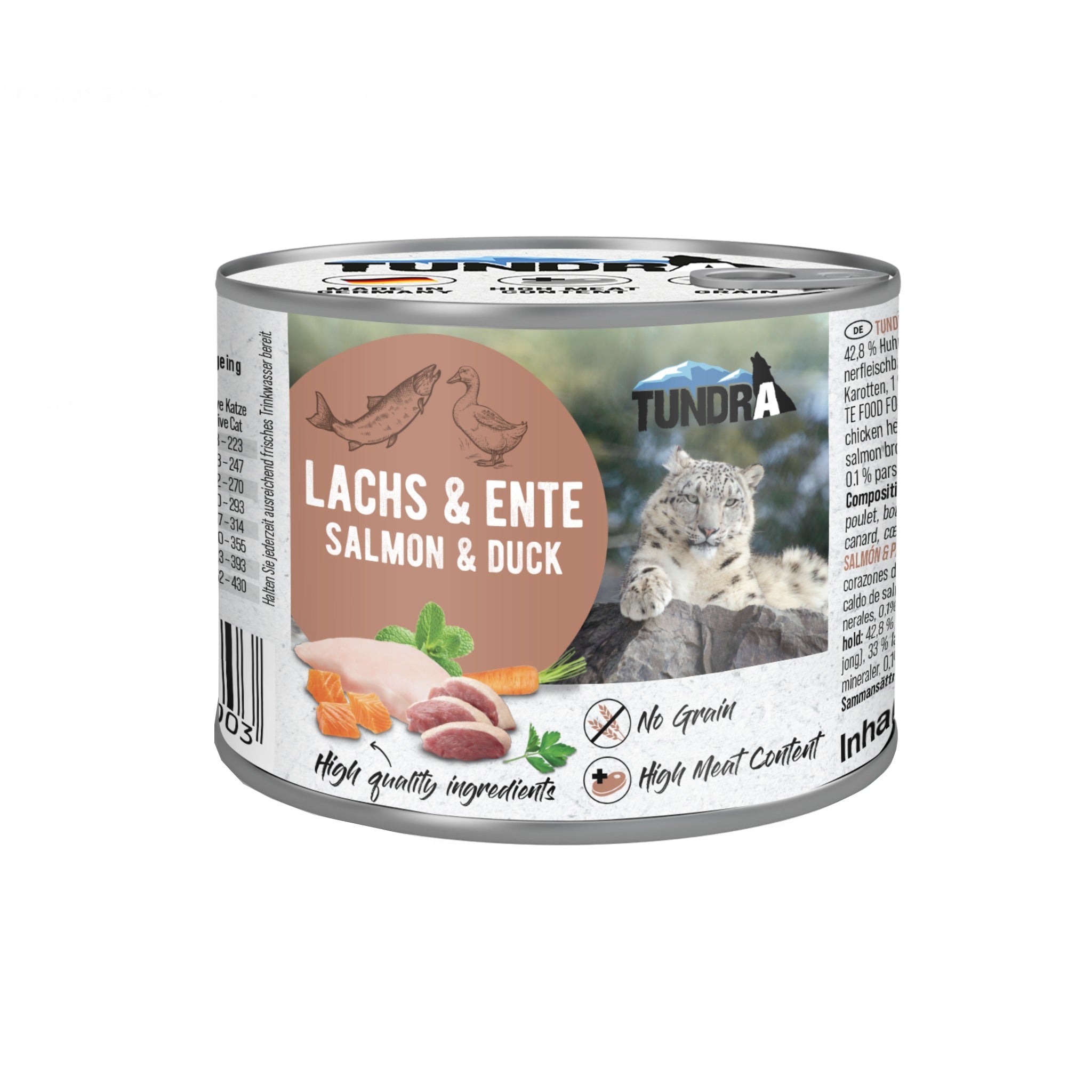Tundra Cat Adult Lachs & Ente, Katzen Nassfutter - Woofshack