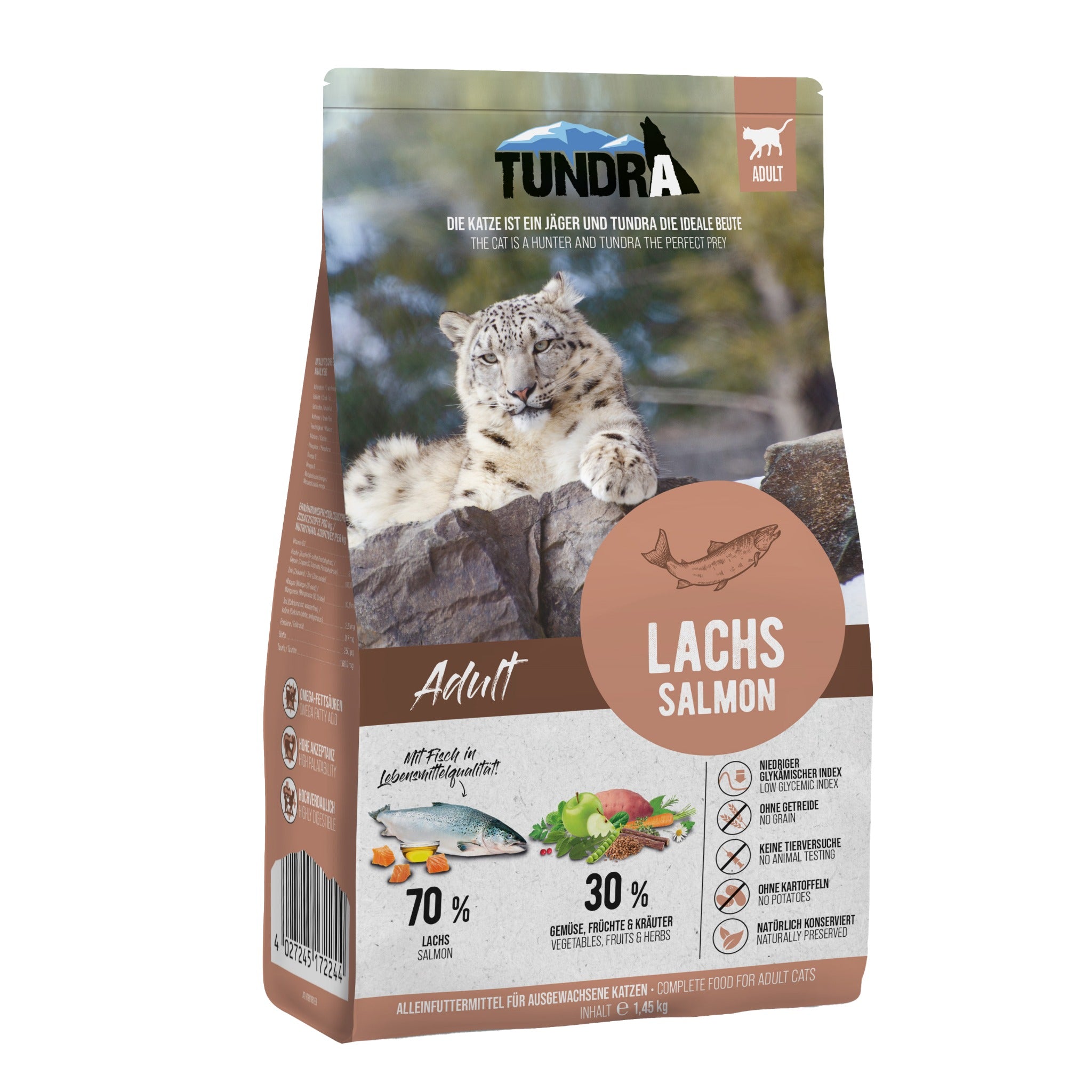 Tundra Cat Adult Lachs, Katzen Trockenfutter - Woofshack