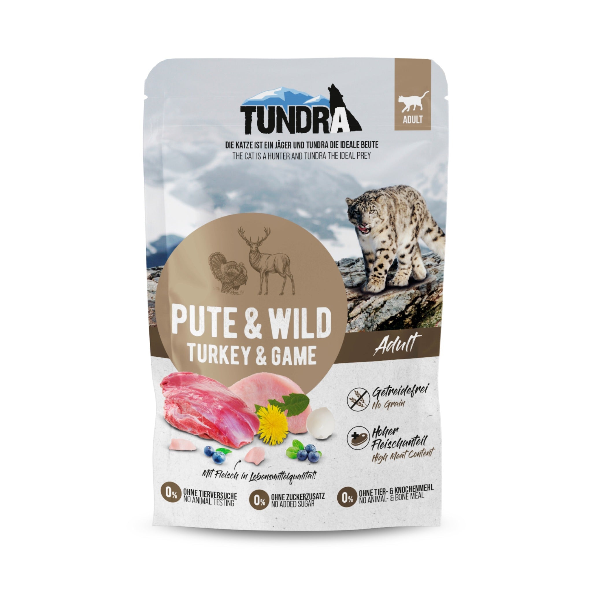 Tundra Pouch Pute & Wild, Katzen Nassfutter - Woofshack
