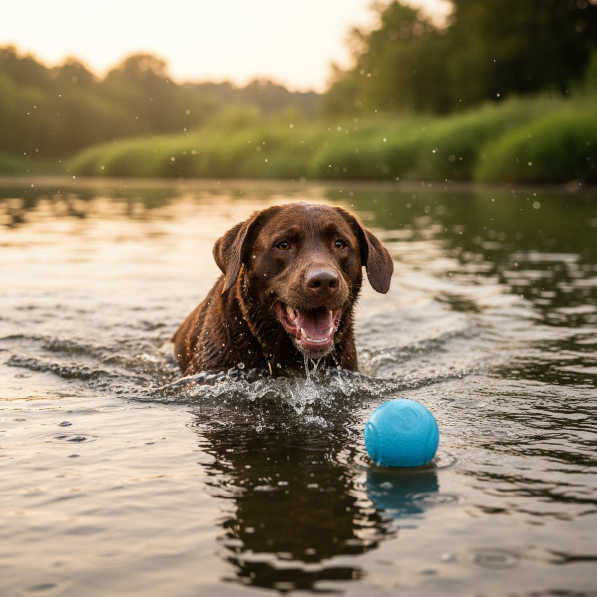 West Paw Zogoflex Boundr – Unzerstörbarer Hundeball für Apportierer, Wasserratten & Kau-Enthusiasten | Spülmaschinenfest, schwimmfähig & kompatibel mit Ballschleudern - Woofshack