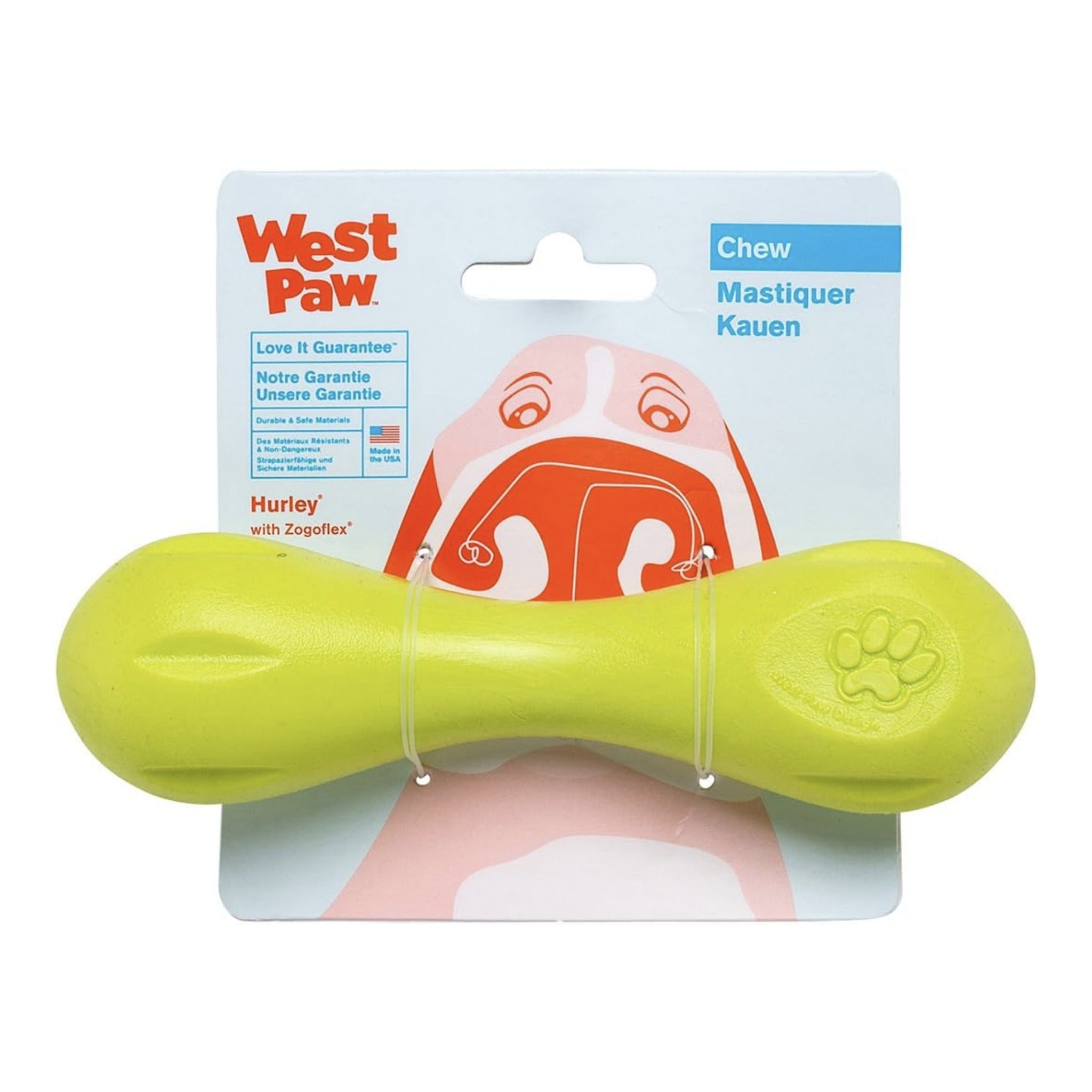 West Paw Zogoflex Hurley, Hundespielzeug - Woofshack