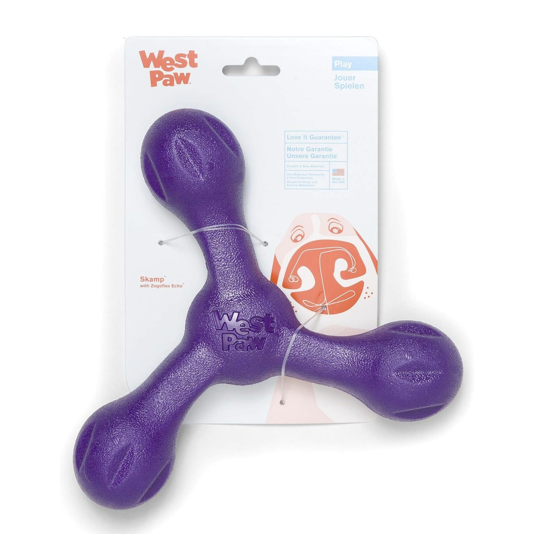 West Paw Zogoflex Skamp, Hundespielzeug - Woofshack