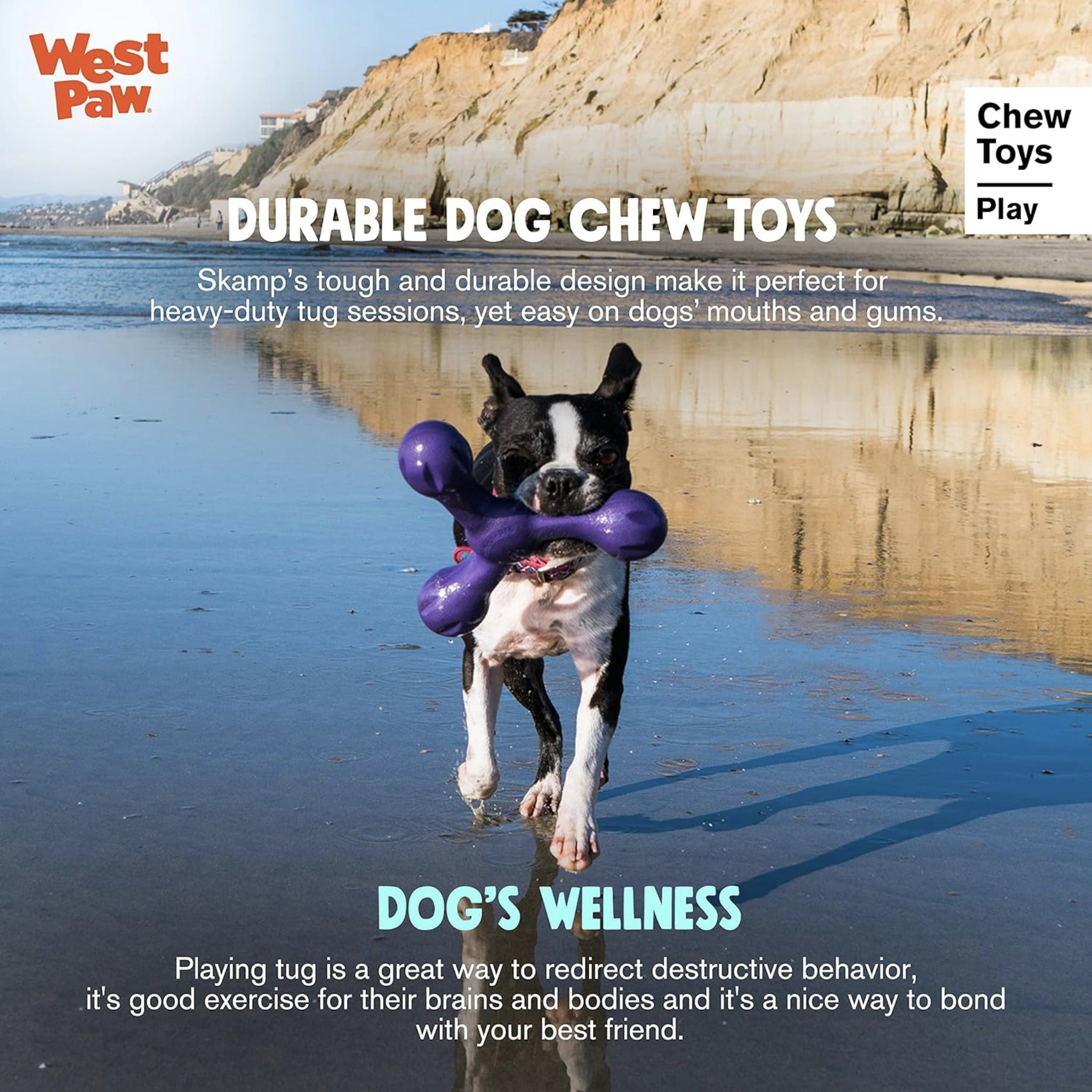 West Paw Zogoflex Skamp, Hundespielzeug - Woofshack