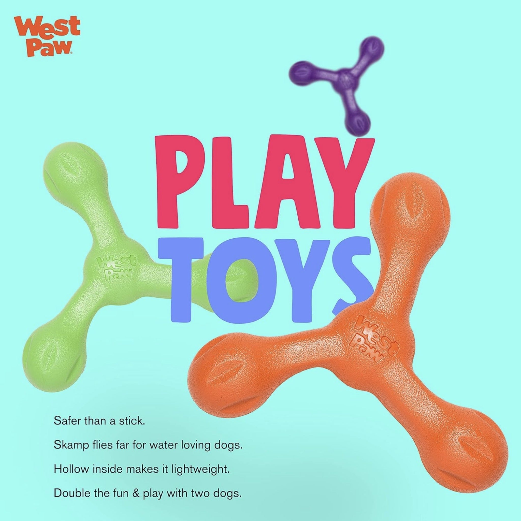 West Paw Zogoflex Skamp, Hundespielzeug - Woofshack