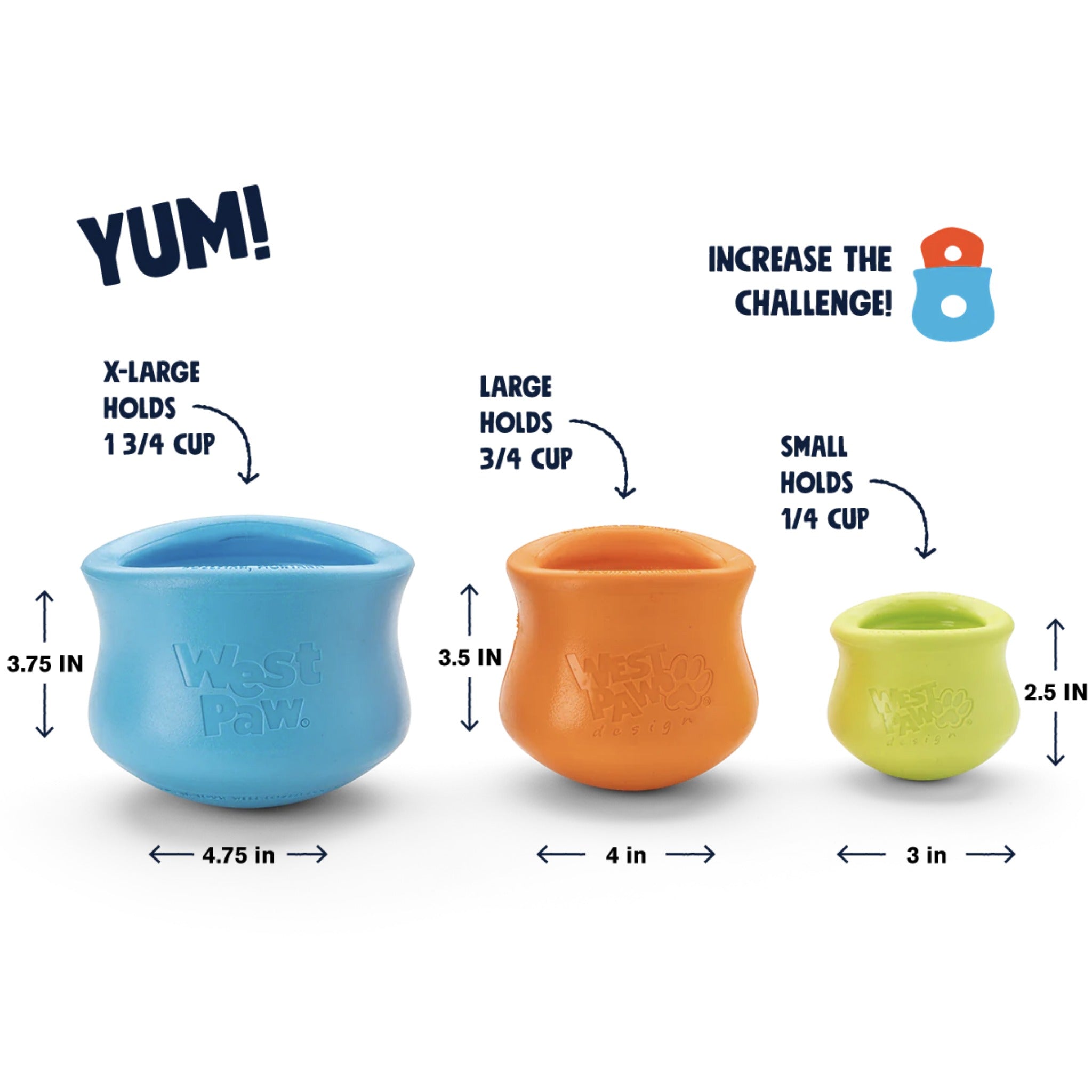 West Paw Zogoflex Toppl, Hundespielzeug - Woofshack