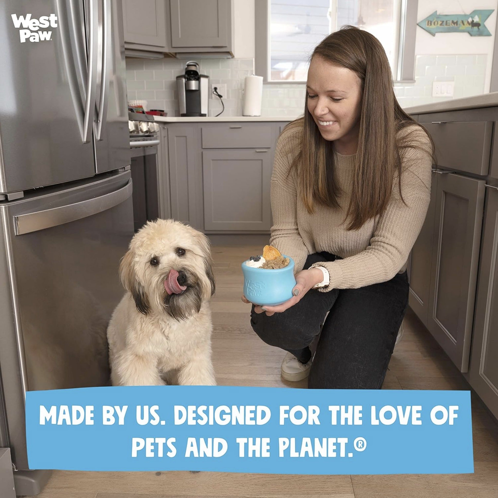 West Paw Zogoflex Toppl, Hundespielzeug - Woofshack