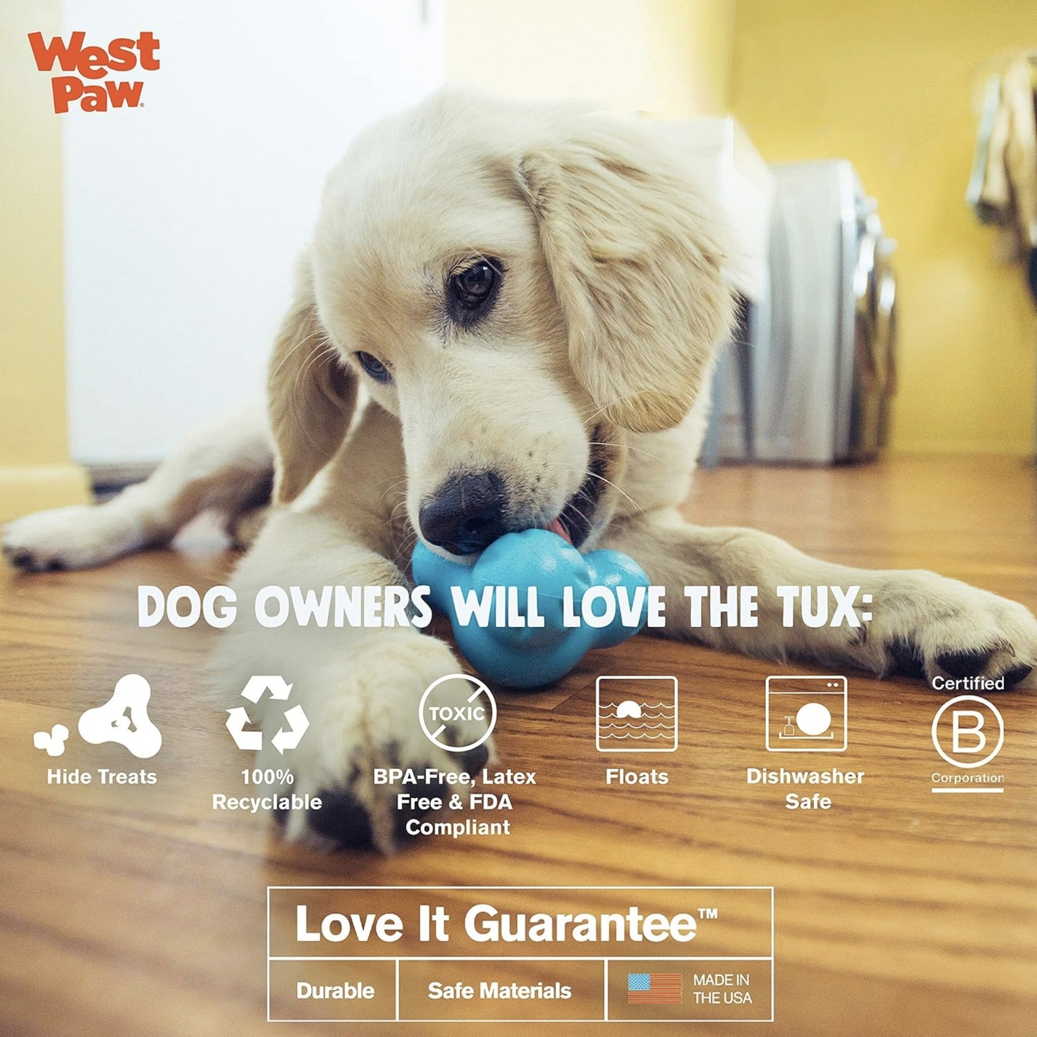West Paw Zogoflex Tux, Hundespielzeug - Woofshack