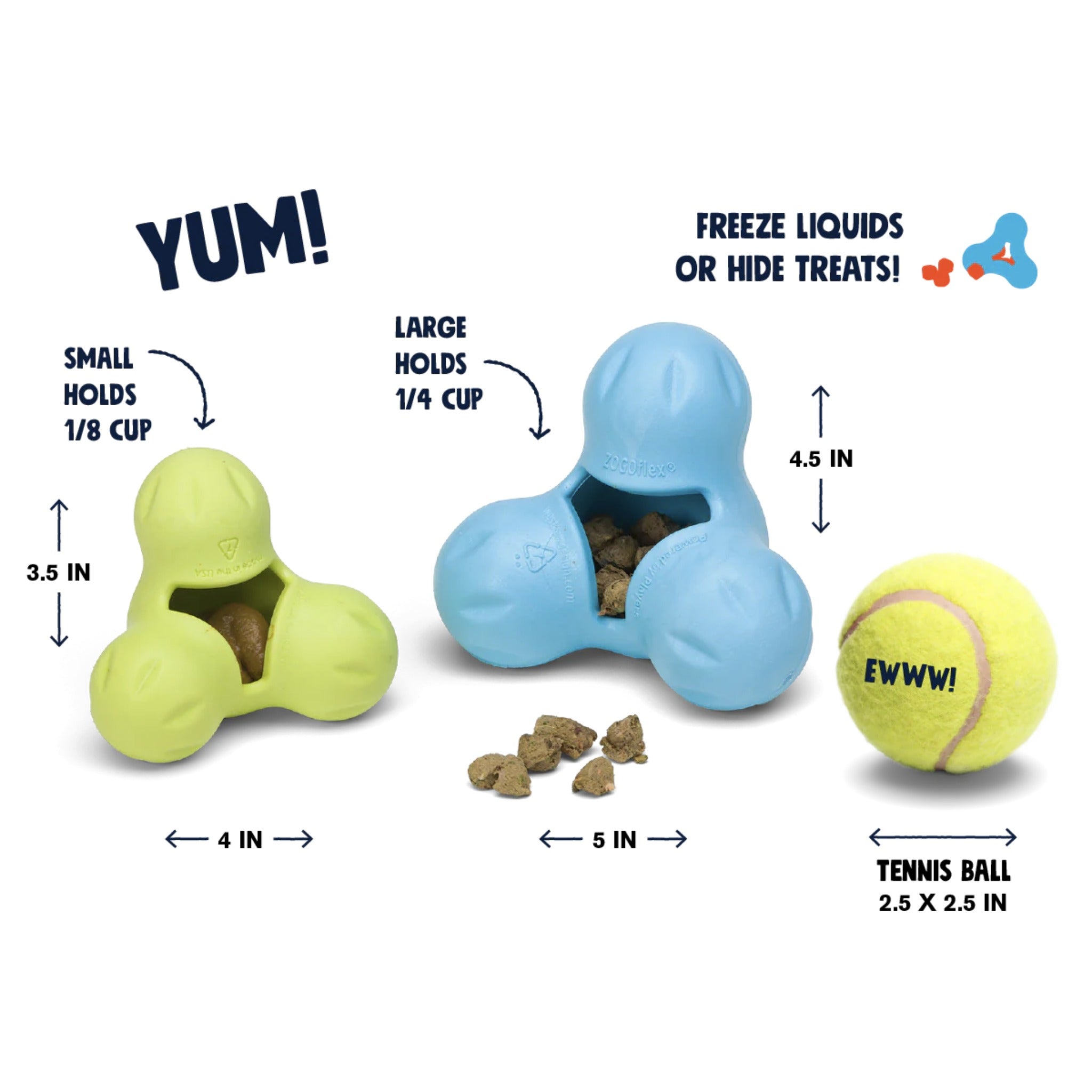 West Paw Zogoflex Tux, Hundespielzeug - Woofshack