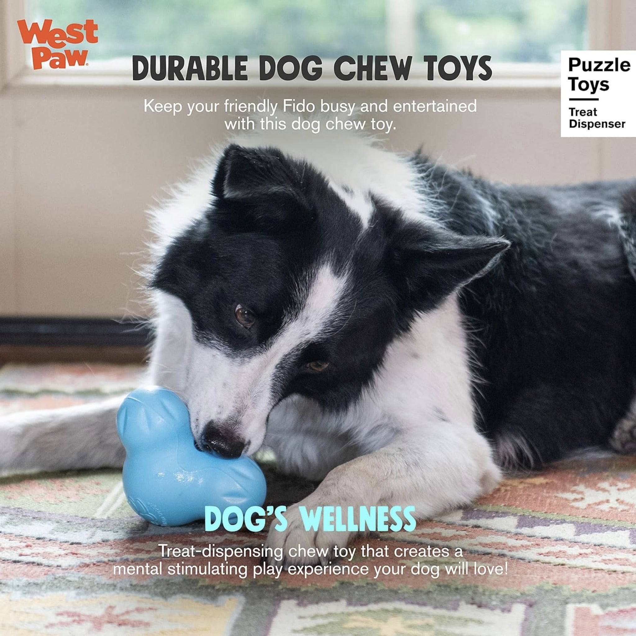 West Paw Zogoflex Tux, Hundespielzeug - Woofshack