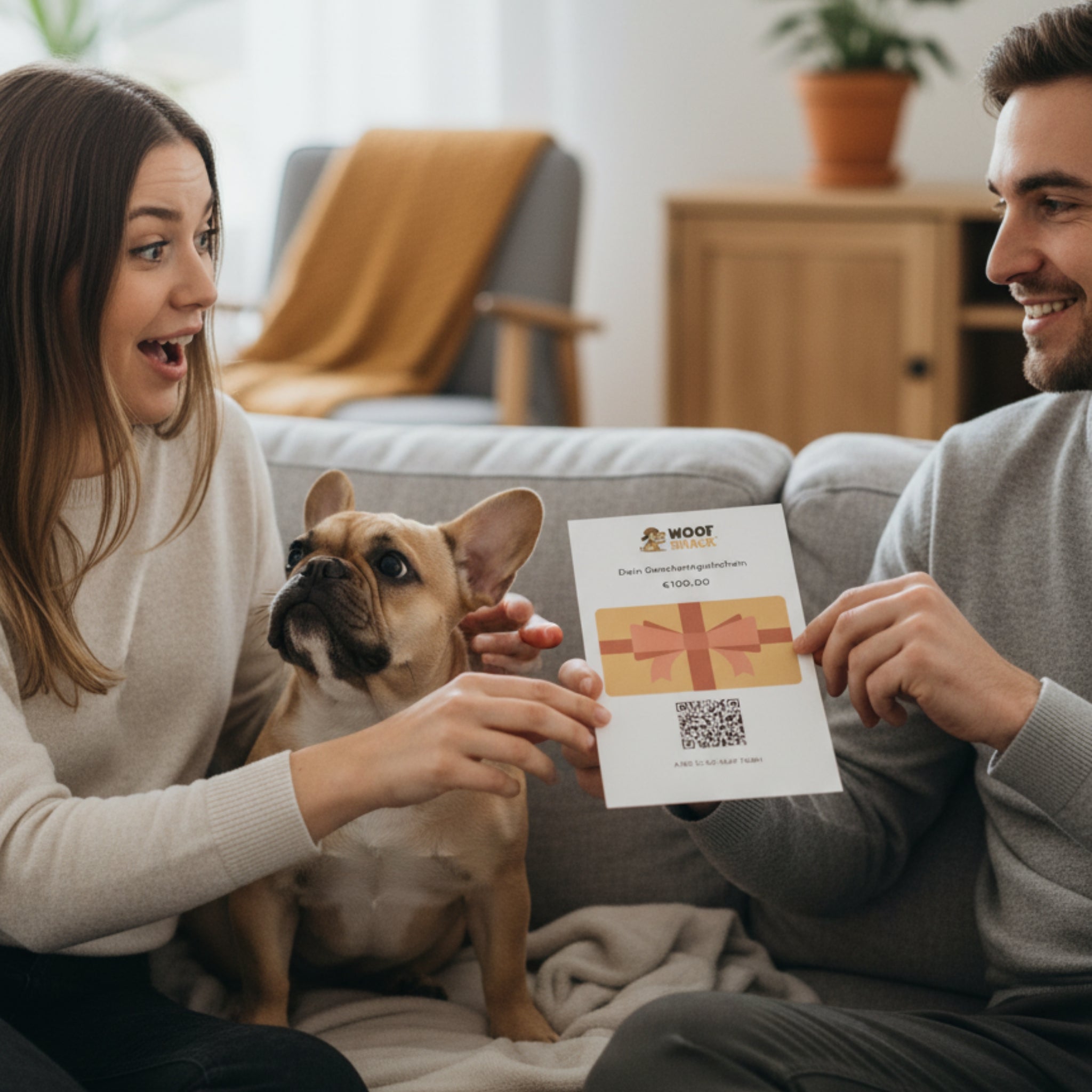 Woofshack Geschenkgutschein – Die perfekte Geschenkidee für Hunde - & Katzenliebhaber - Woofshack