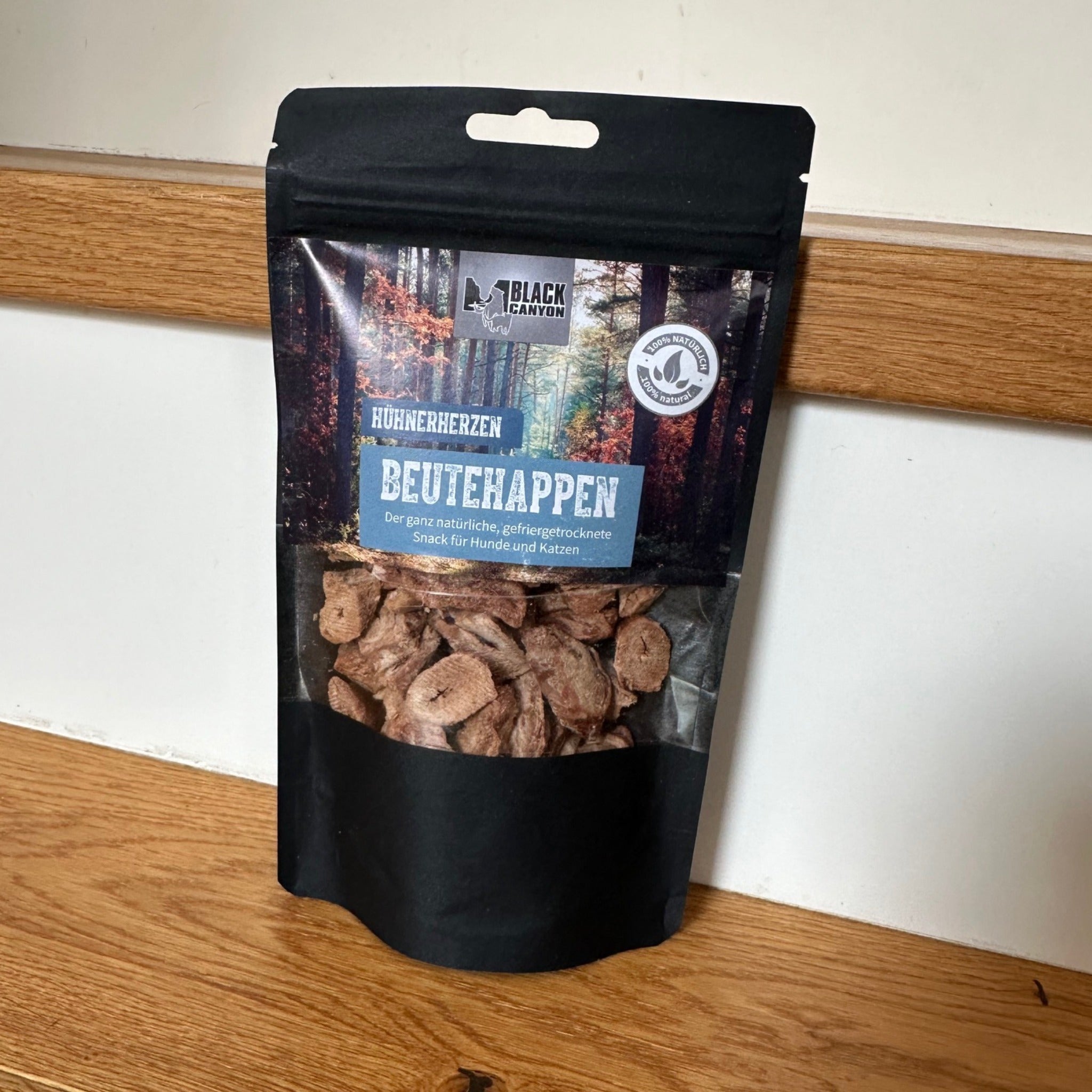 Black Canyon Beutehappen Hundesnack - Hühnerherzen - Woofshack
