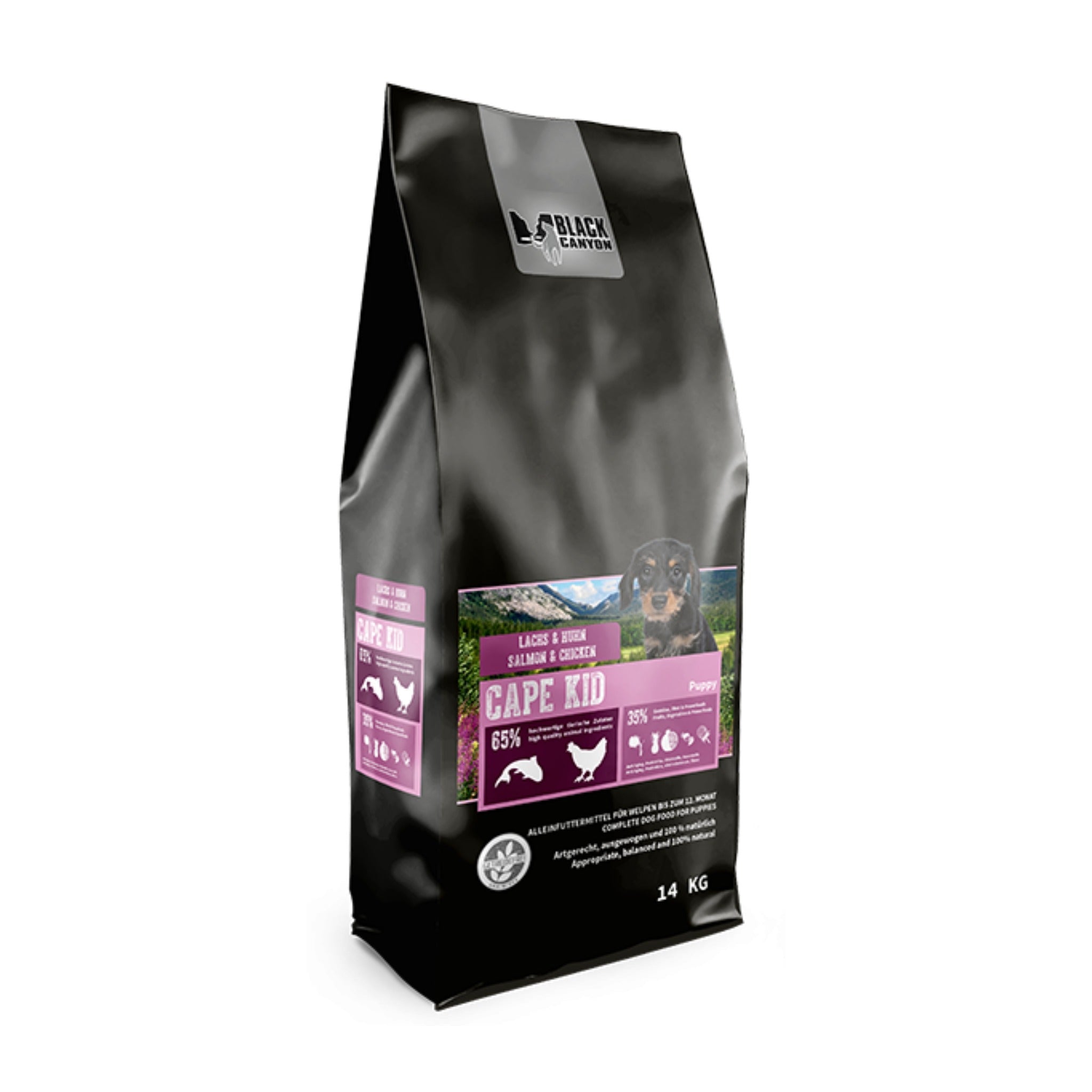 Black Canyon Cape Kid - Puppy Small/Medium - Lachs & Huhn - Woofshack