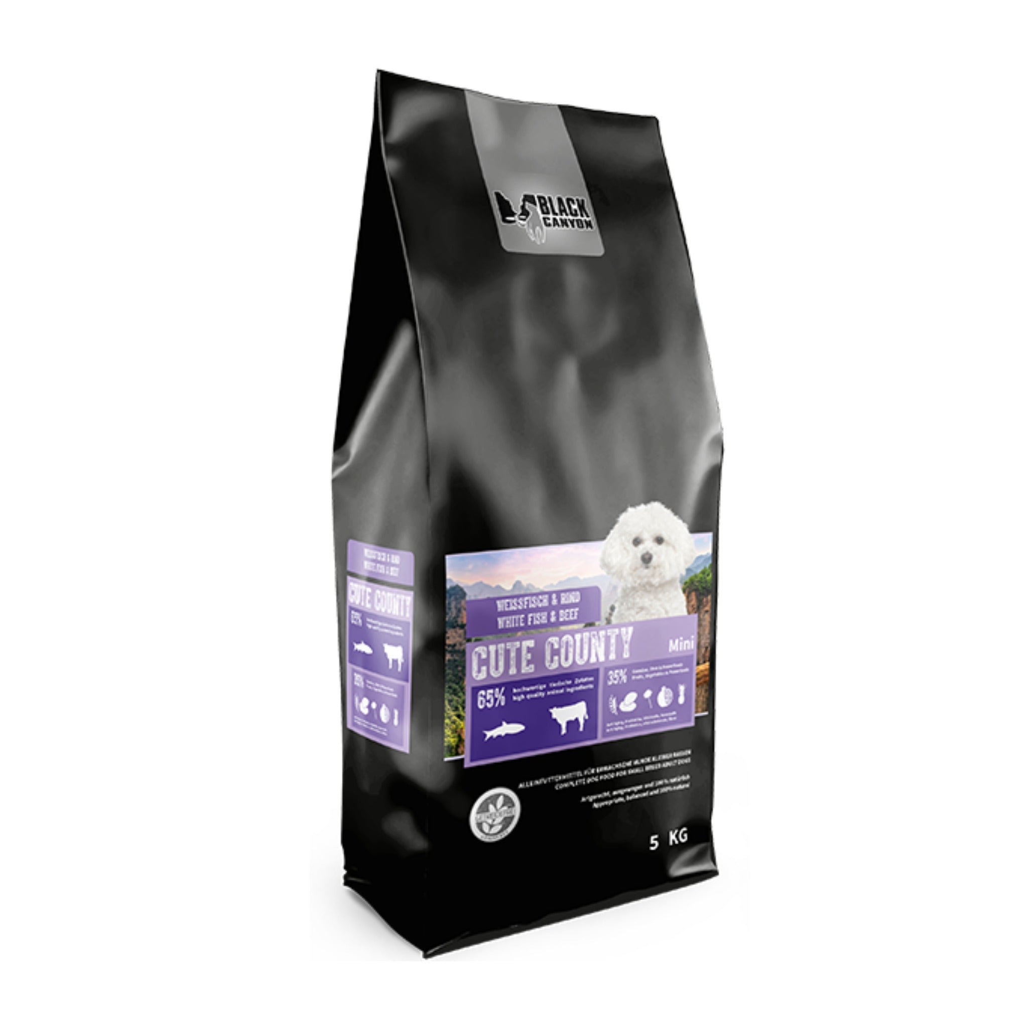 Black Canyon Cute County - Mini - Weißfisch & Rind - Woofshack