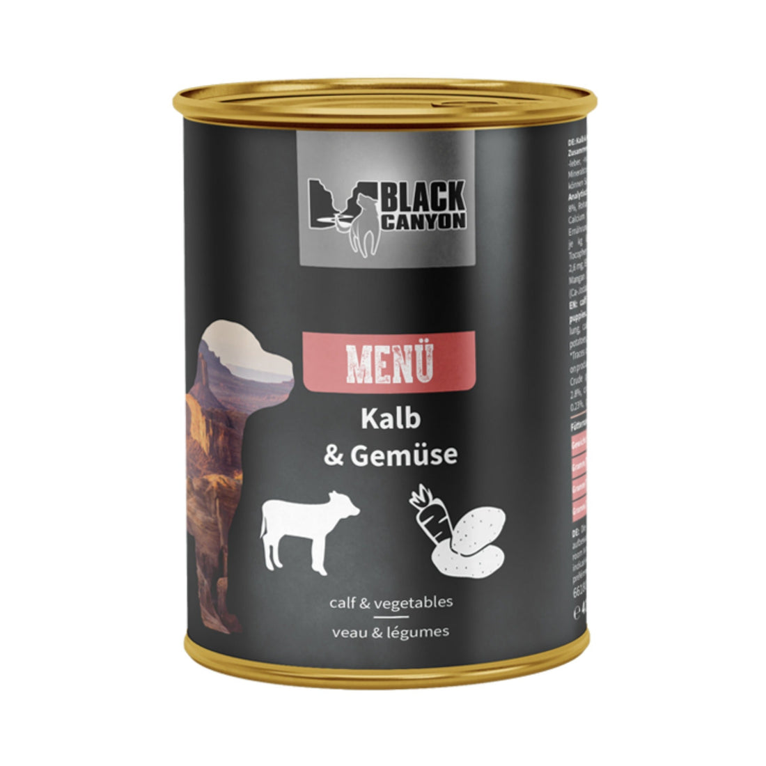 Black Canyon Menü für Welpen - Kalb &amp; Gemüse, Hunde Nassfutter - Woofshack