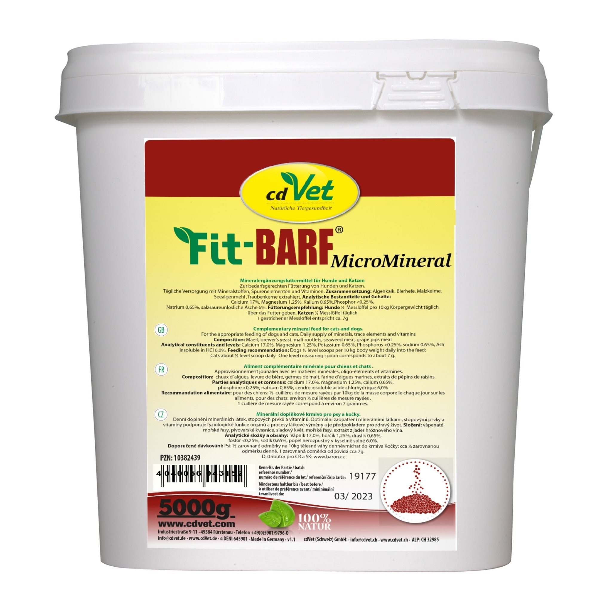 cdVet Fit-BARF MicroMineral für Hunde - Woofshack