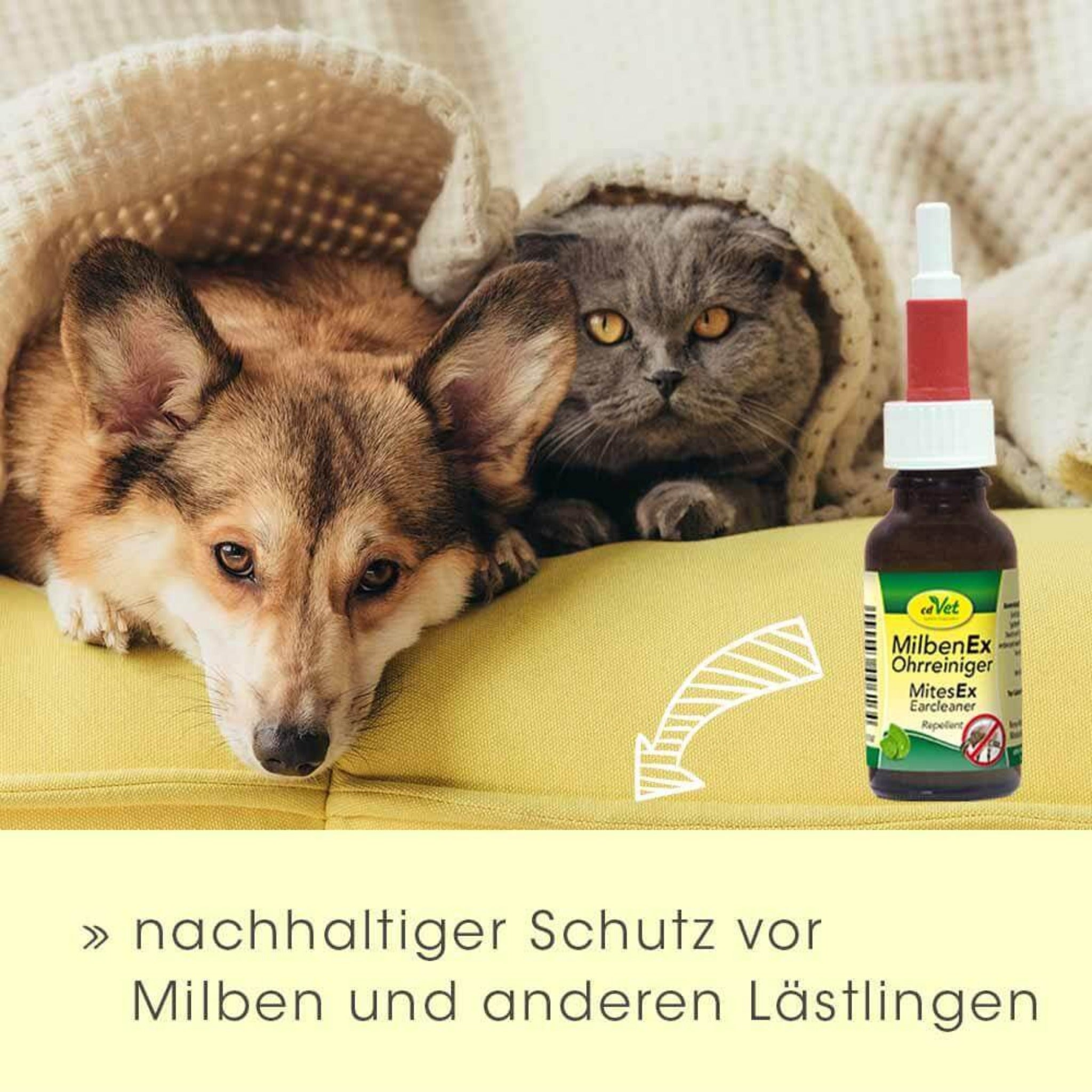 cdVet MilbenEx Ohrreiniger für Hunde - Woofshack
