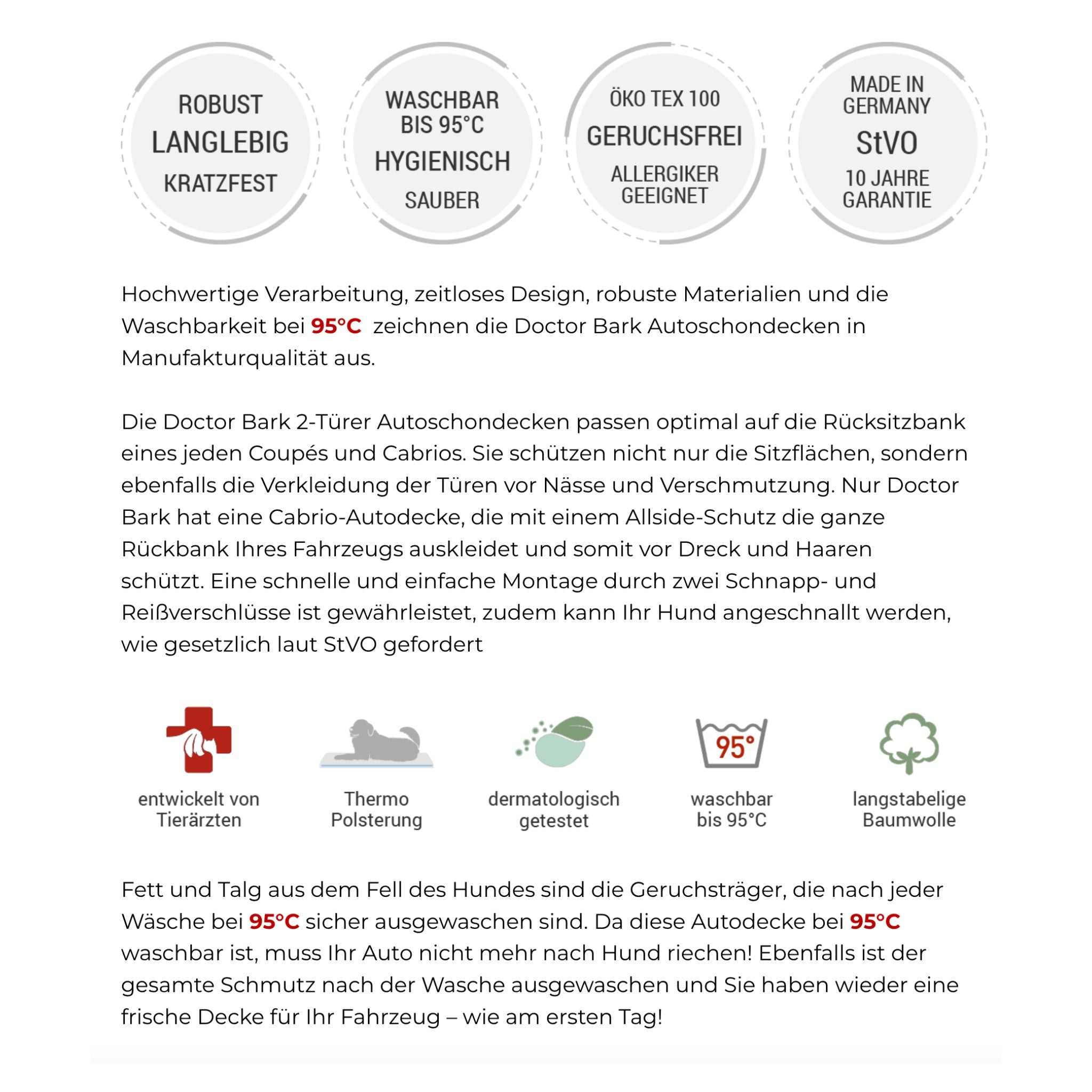 Doctor Bark 2-Türer, Cabrio Autodecke - Woofshack