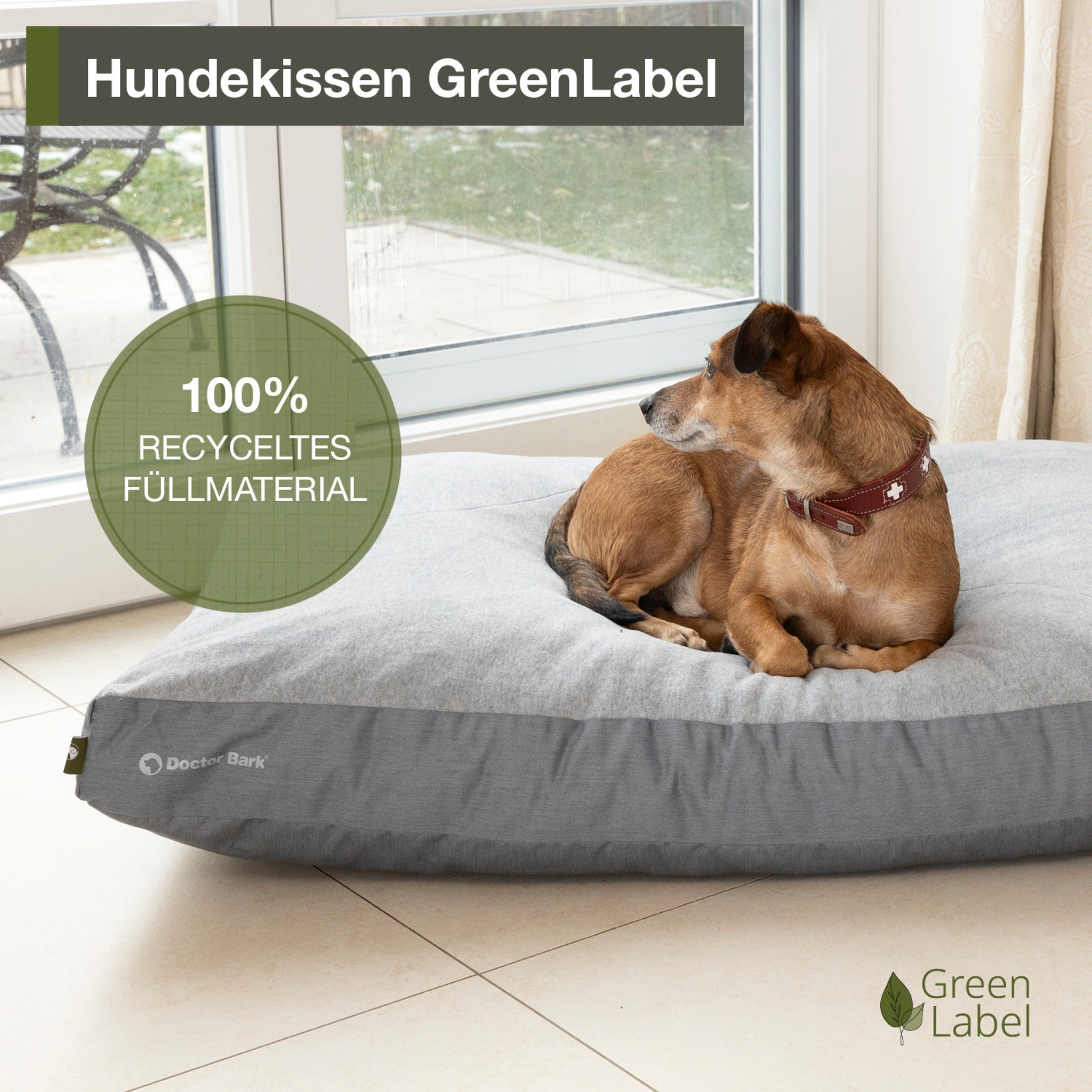 Doctor Bark ergonomisches Lounge-Kissen für Hunde - Woofshack