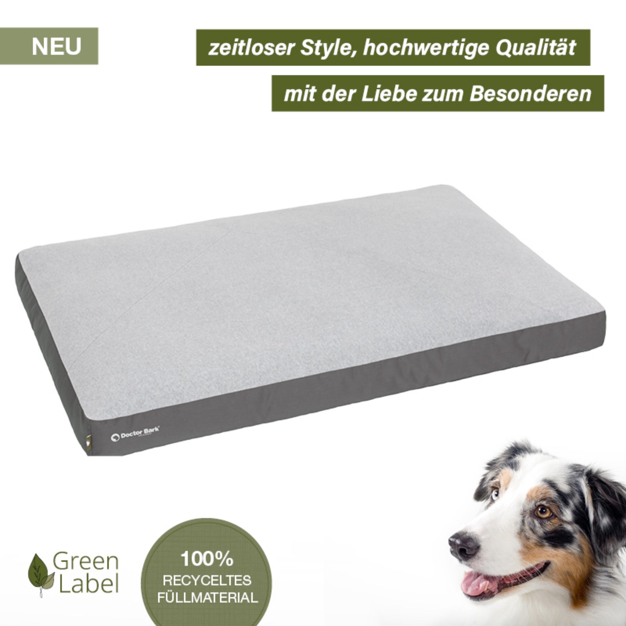 Doctor Bark ergonomisches Lounge-Kissen für Hunde - Woofshack