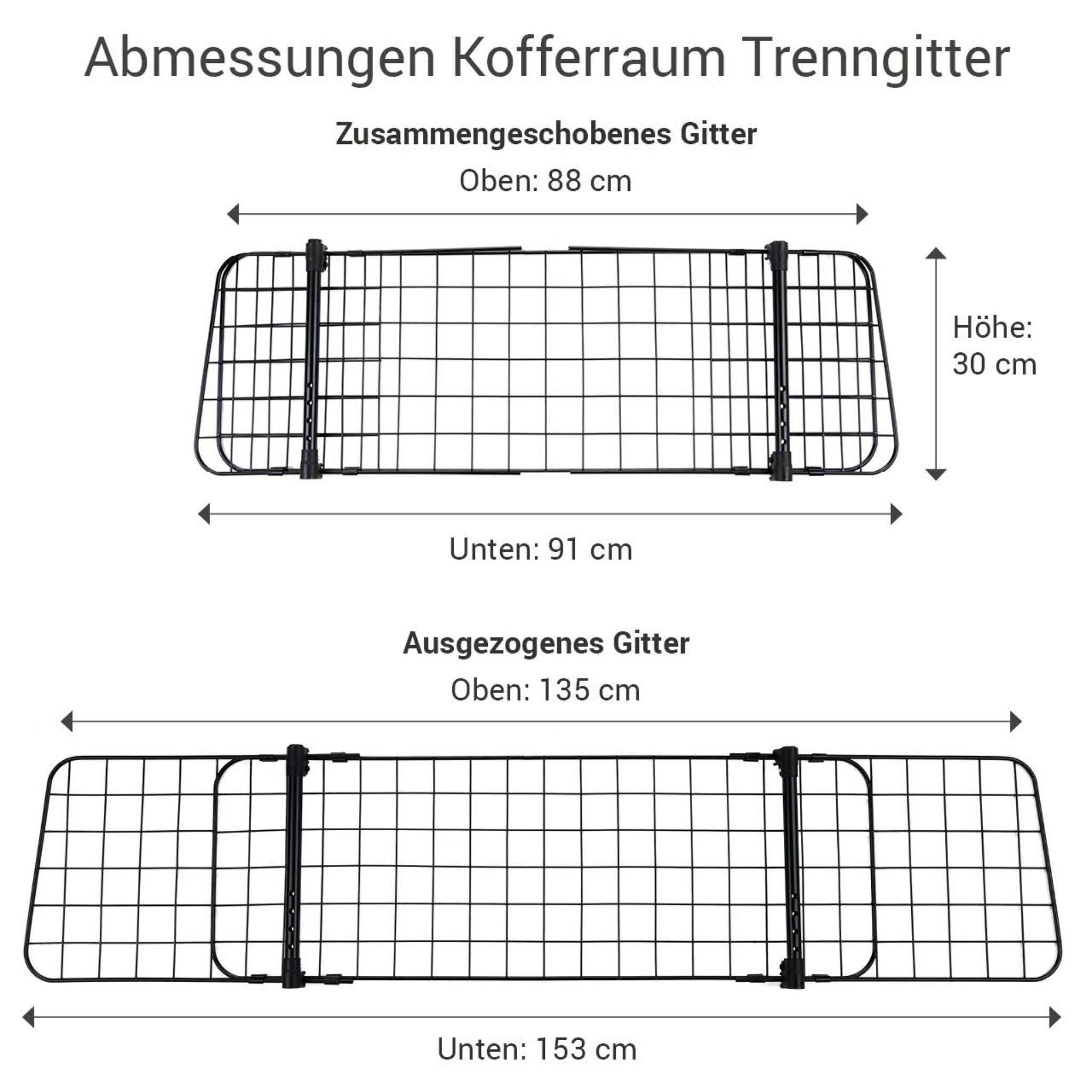 Doctor Bark Universal Kofferraum Trenngitter - Woofshack