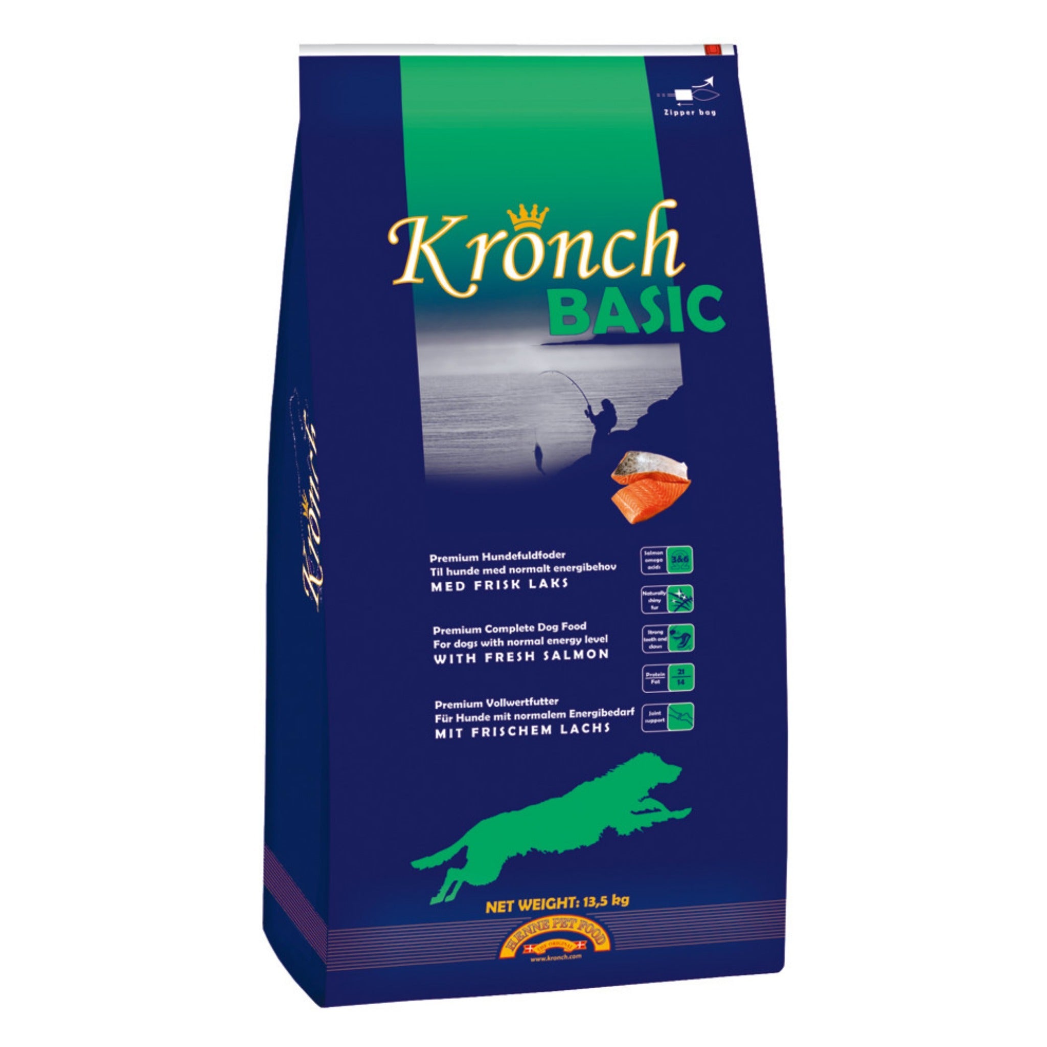 Henne Pet Food Kronch Basic, Hundefutter für normalen Energiebedarf - Woofshack