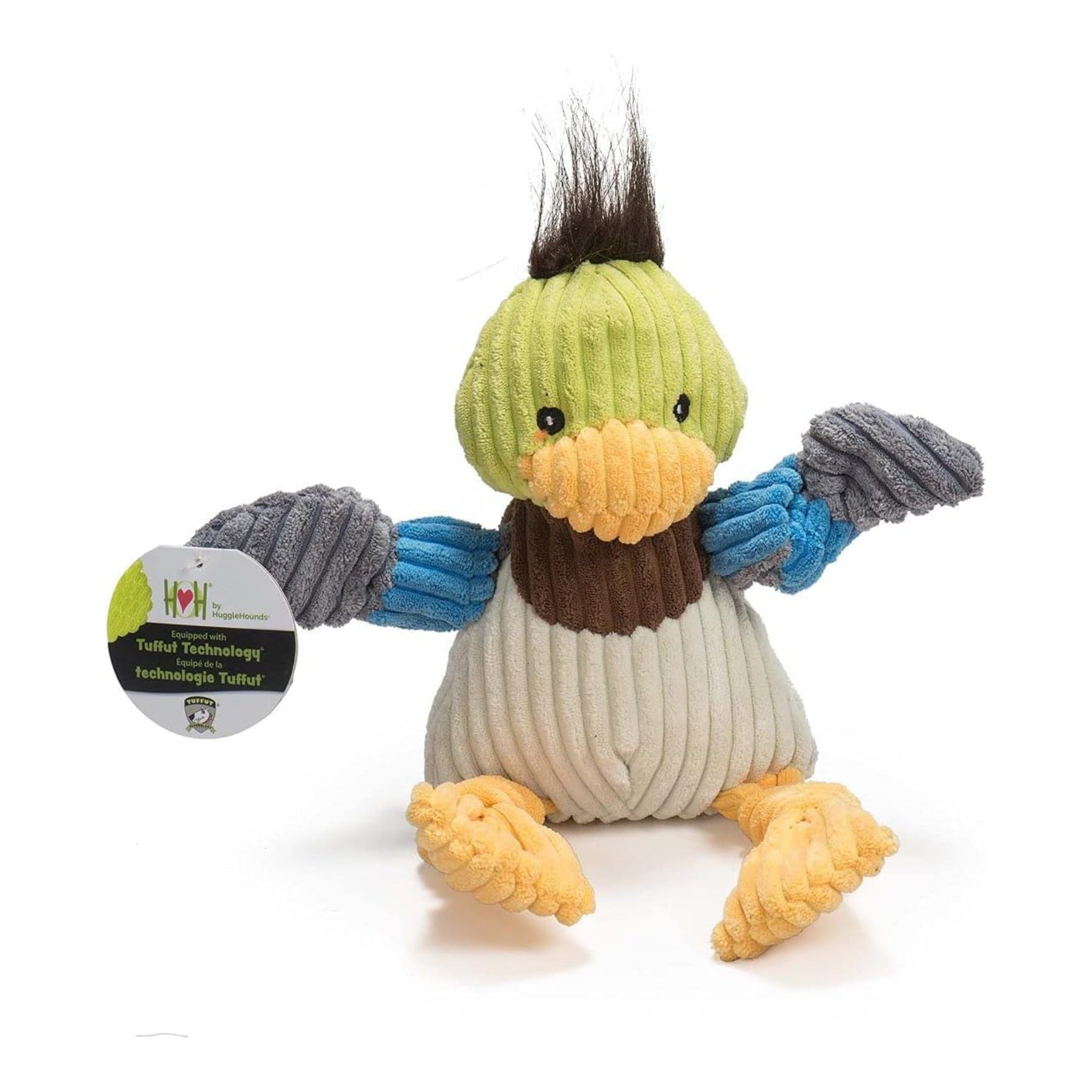 Hugglehounds Dilly Duck Knottie, Hundespielzeug - Woofshack