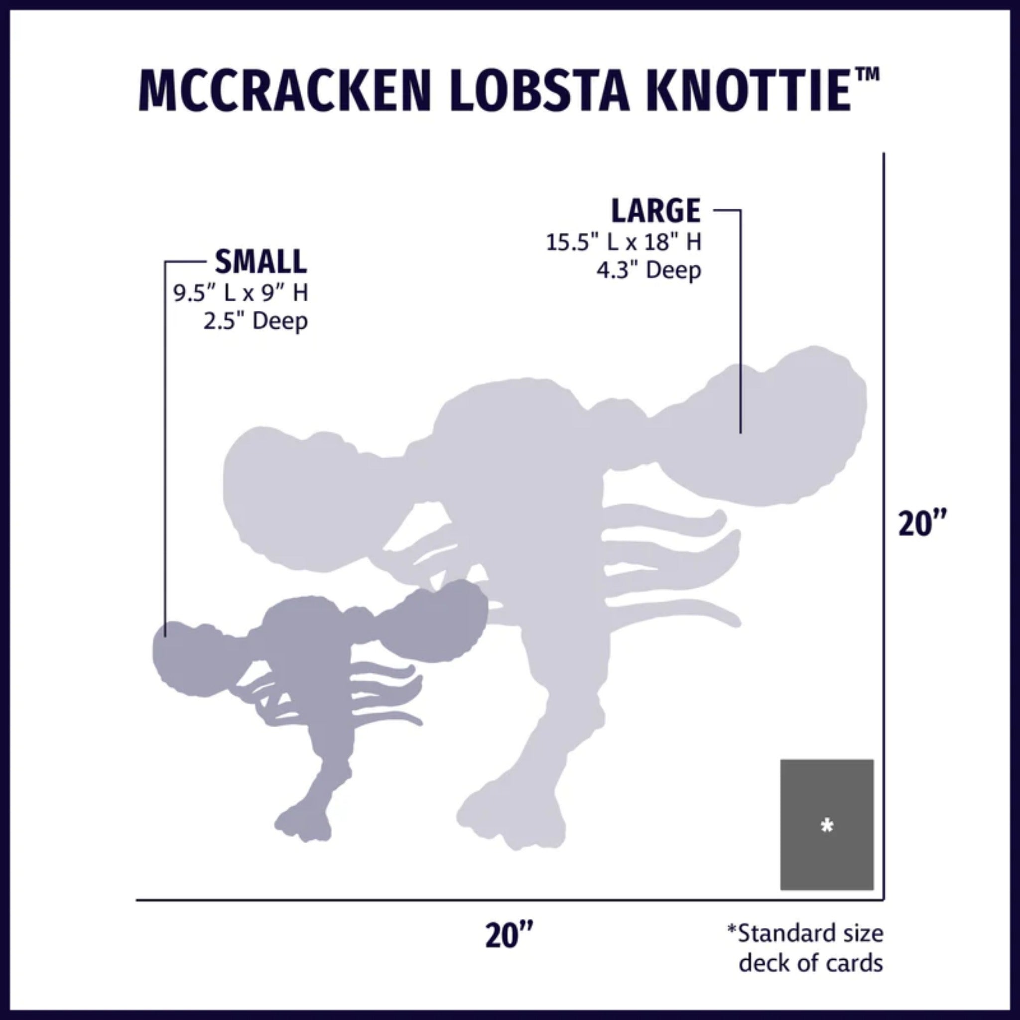 Hugglehounds McCracken Lobsta Knottie, Hundespielzeug - Woofshack