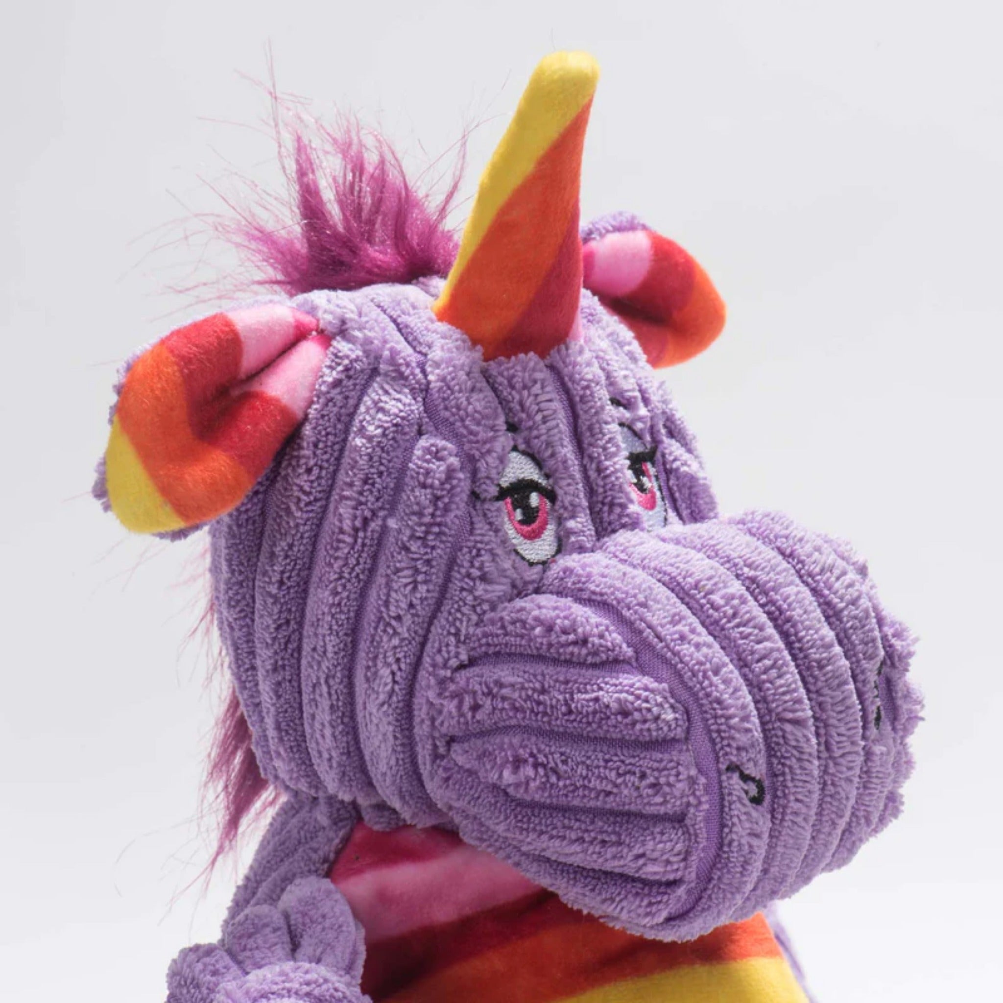 Hugglehounds Rainbow Unicorn Knottie, Hundespielzeug - Woofshack