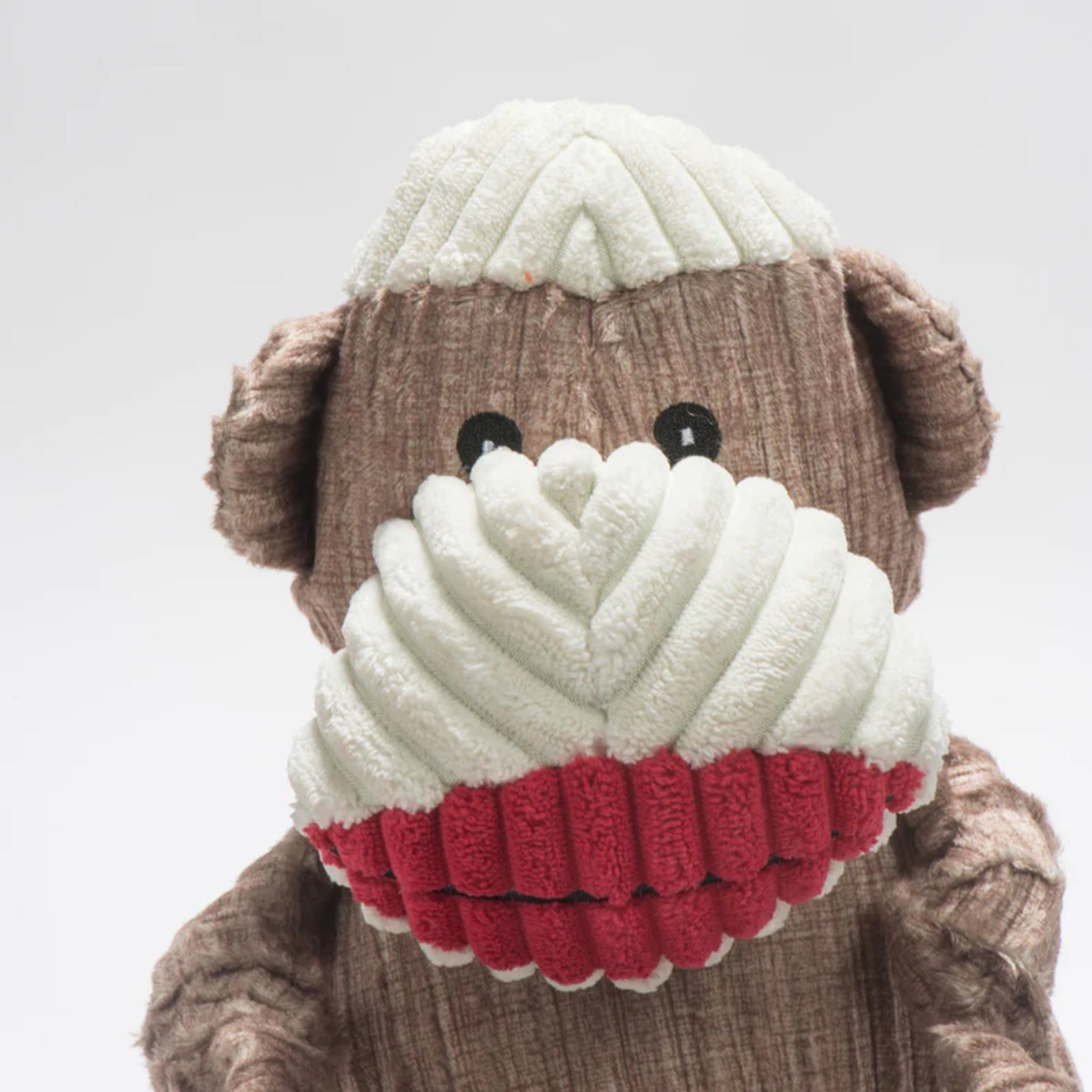 Hugglehounds Stuey Sock Monkey Knottie, Hundespielzeug - Woofshack