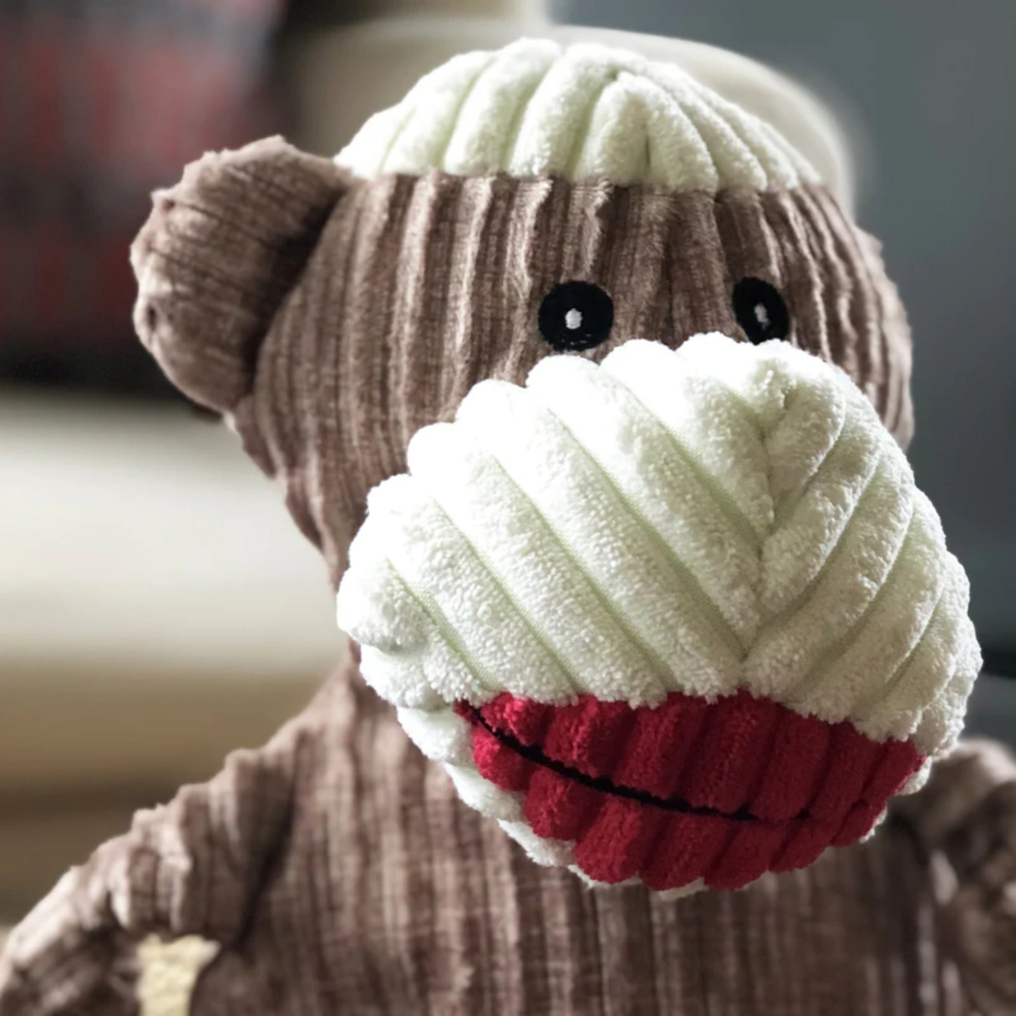 Hugglehounds Stuey Sock Monkey Knottie, Hundespielzeug - Woofshack