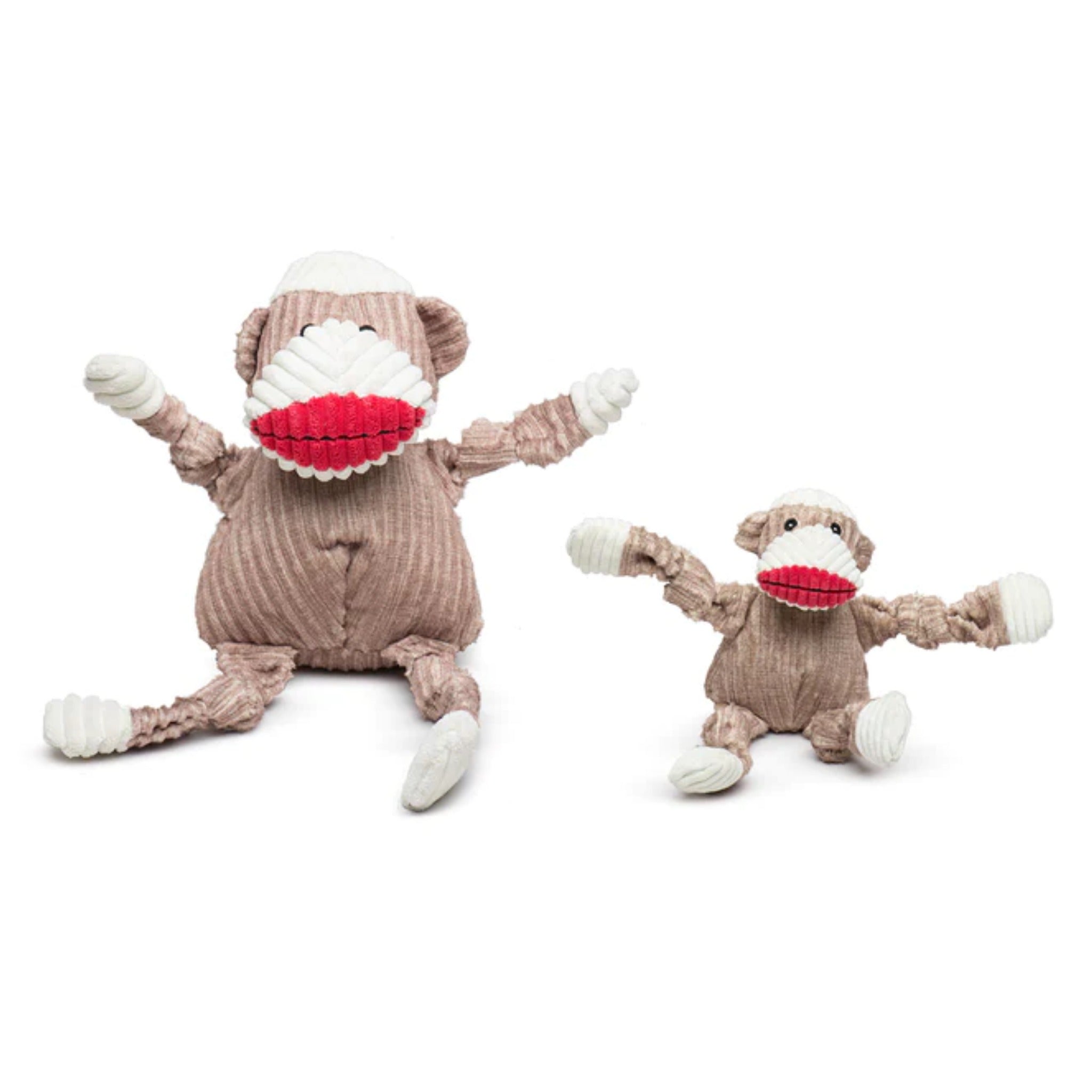 Hugglehounds Stuey Sock Monkey Knottie, Hundespielzeug - Woofshack