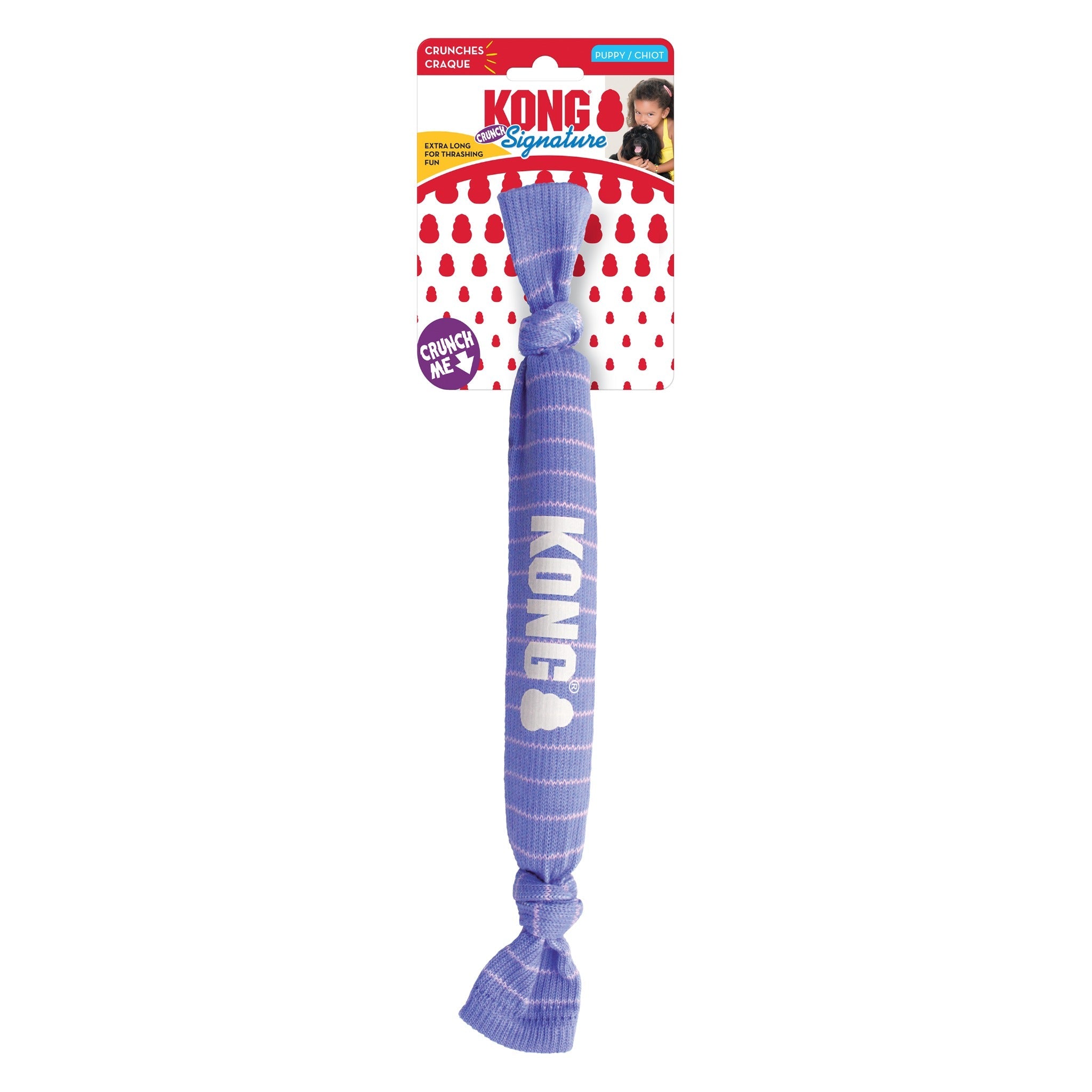 Kong Signature Crunch Rope Single Puppy, Welpenspielzeug - Woofshack