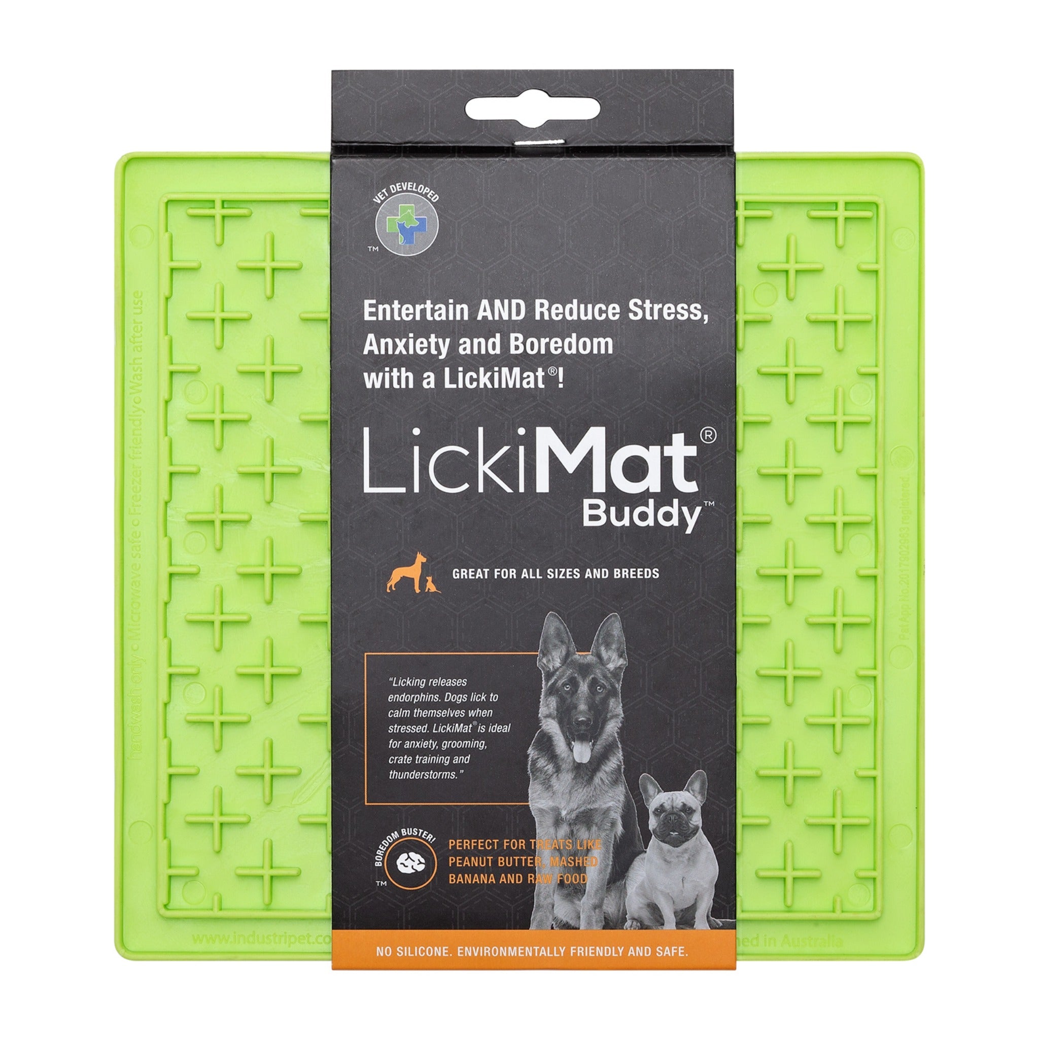 LickiMat Classic Buddy Schleckmatte für Hunde - Anti-Stress & Beschäftigung