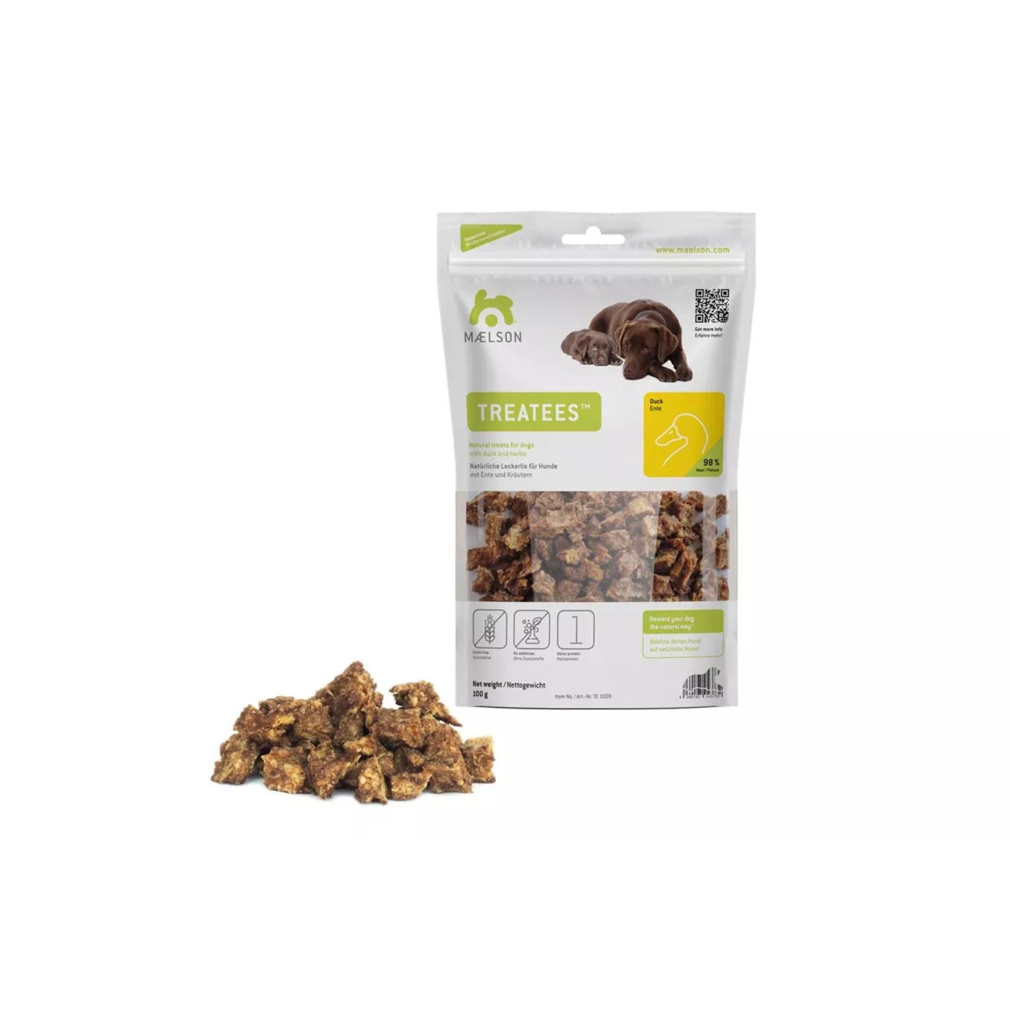 Maelson Treatees Ente, Hundesnack getreidefrei - Woofshack