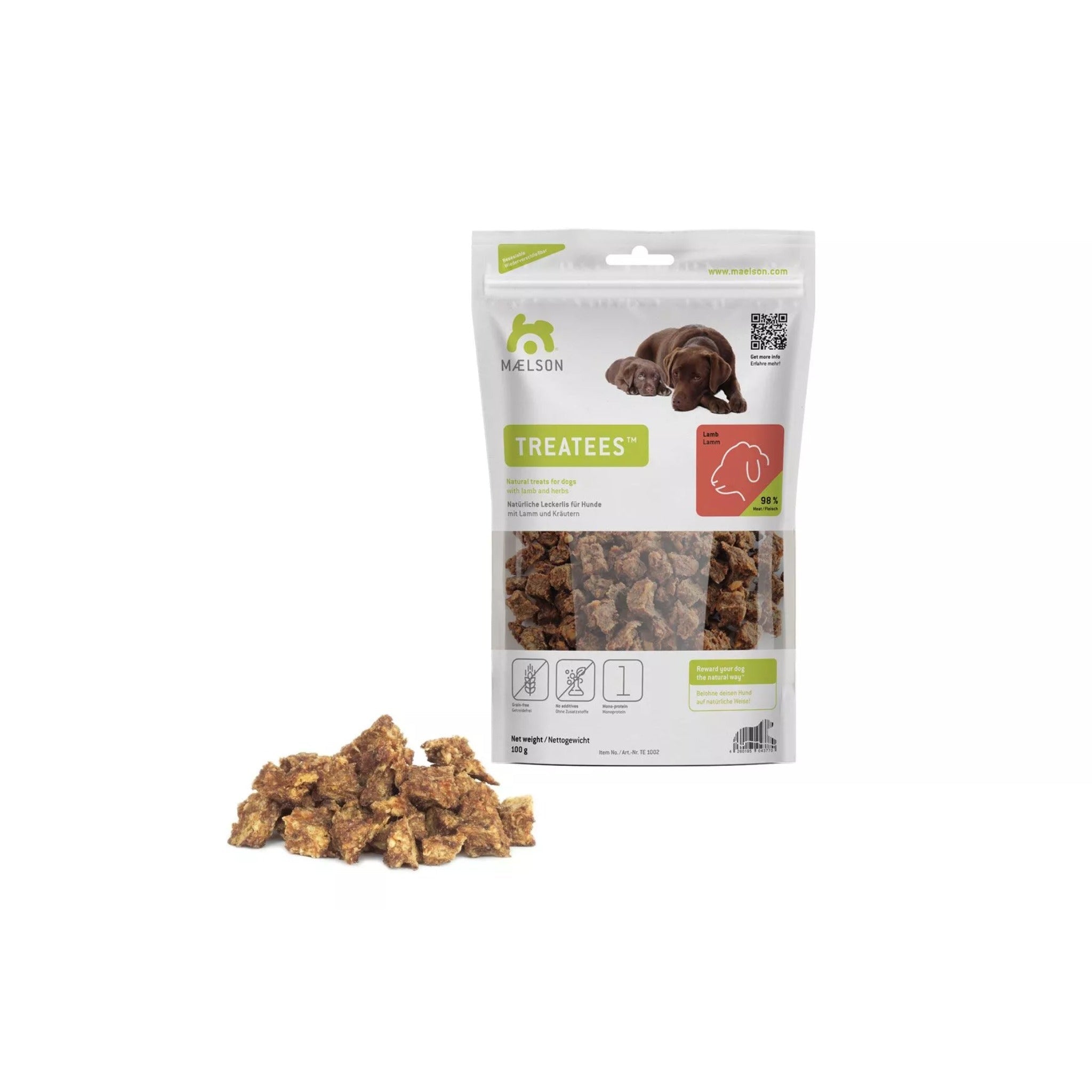 Maelson Treatees Lamm, Hundesnack getreidefrei - Woofshack