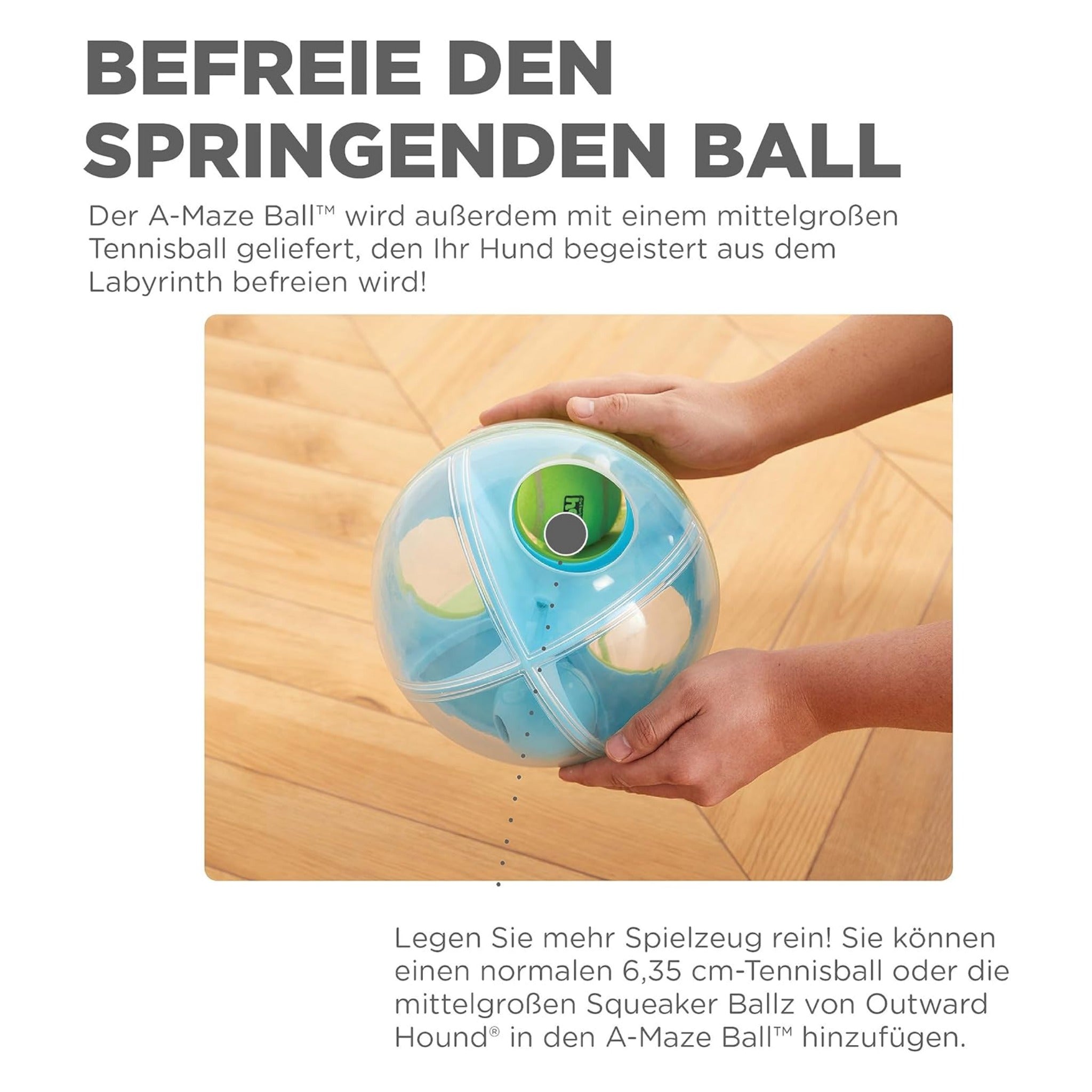 Nina Ottosson A-Maze Ball, Intelligenzspielzeug - Woofshack