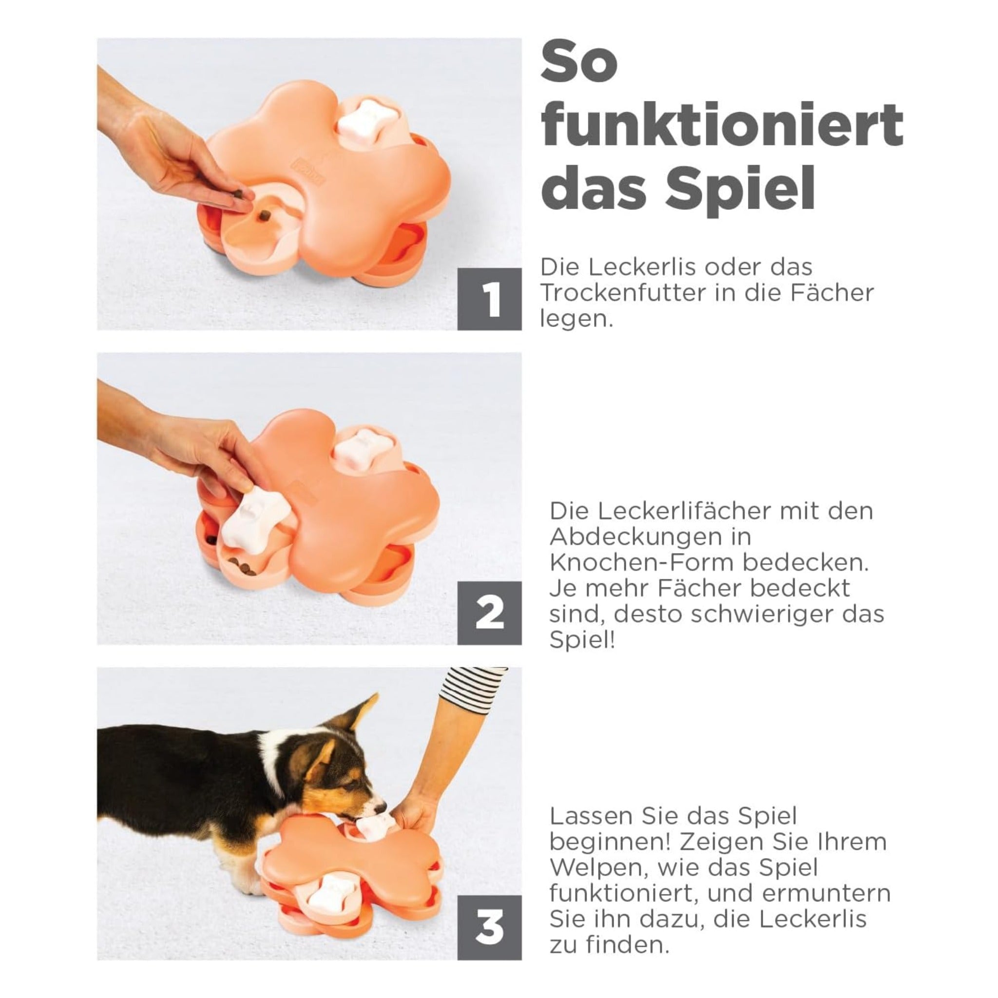 Nina Ottosson Puppy Tornado, Intelligenzspielzeug für Welpen - Woofshack