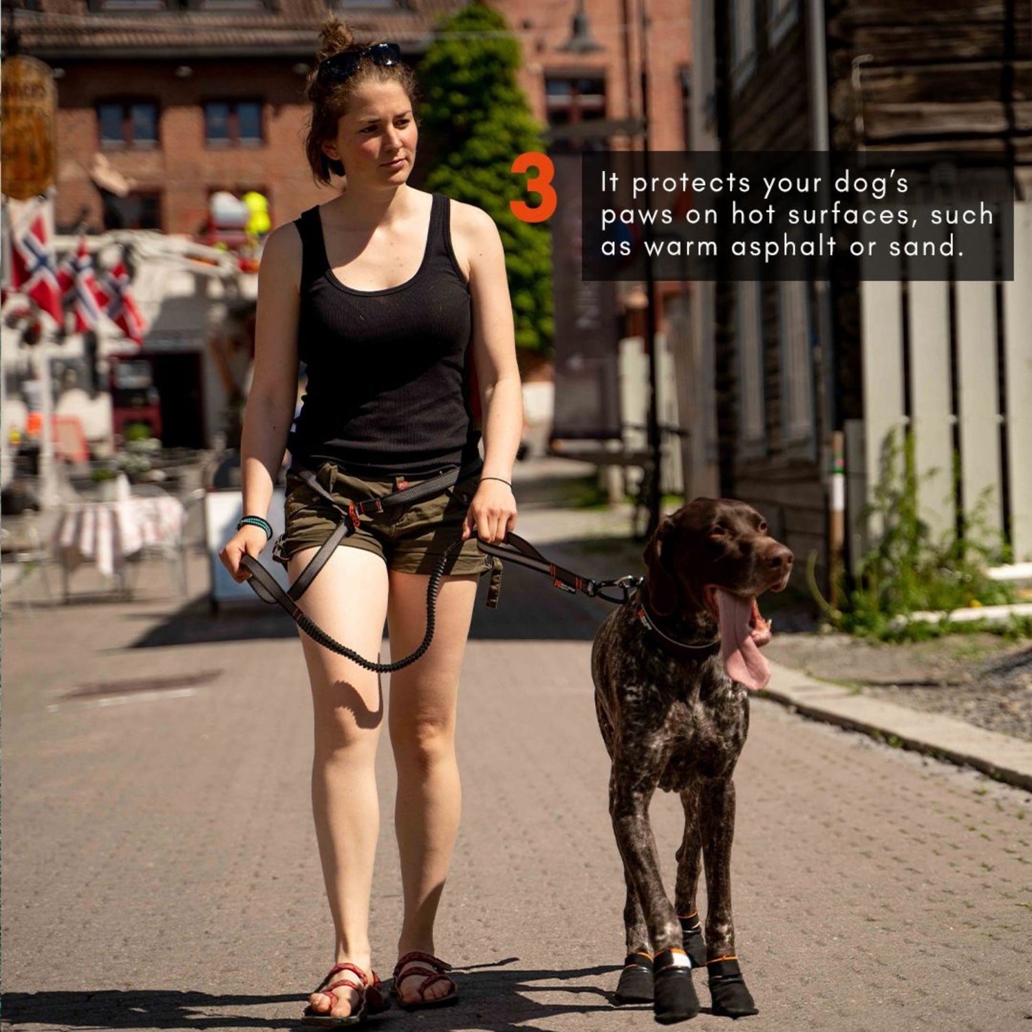 Non-stop dogwear Protector Booties, Hundeschuhe - Woofshack