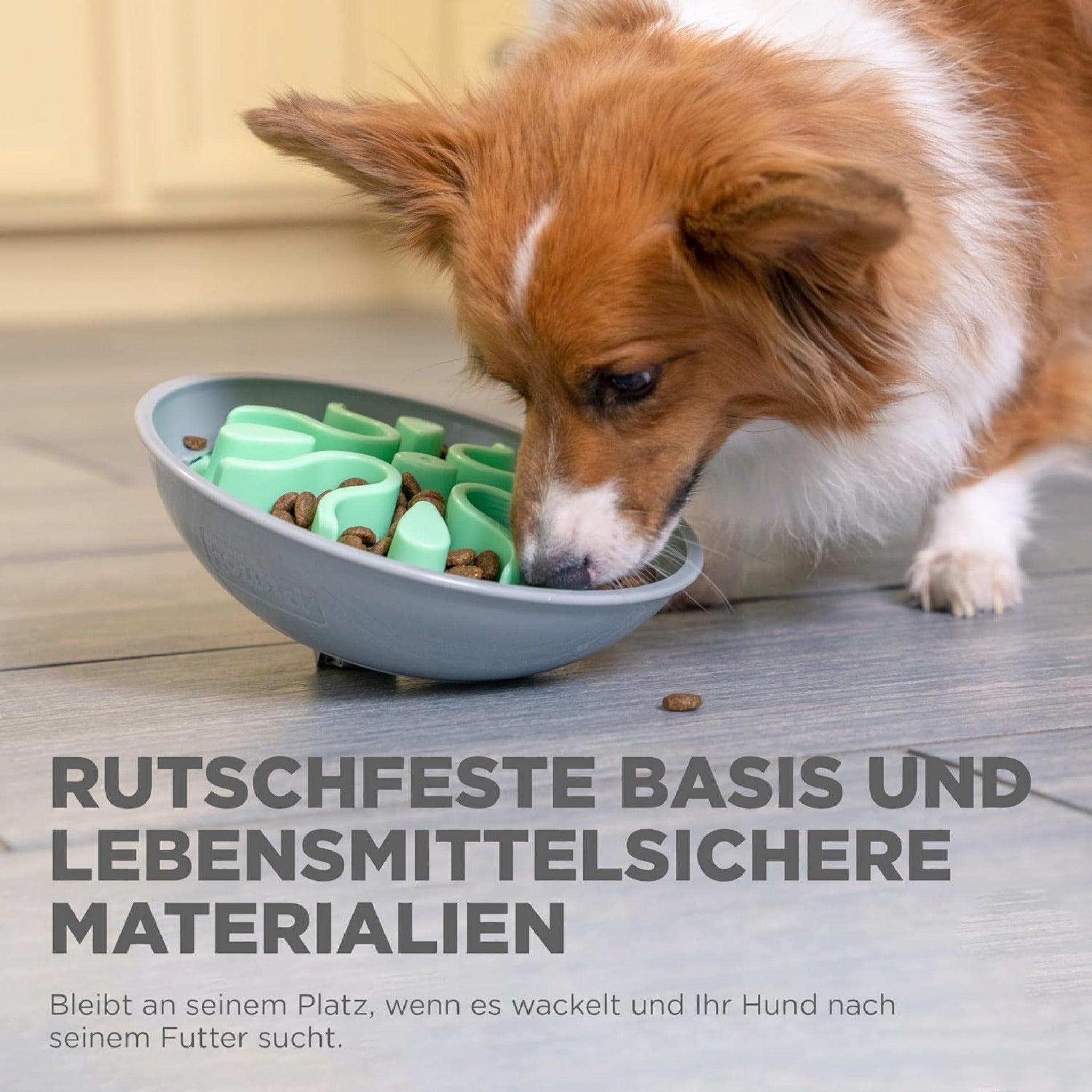 Outward Hound Fun Feeder Wobble Slo-Bowl, Anti-Schling Napf - Woofshack