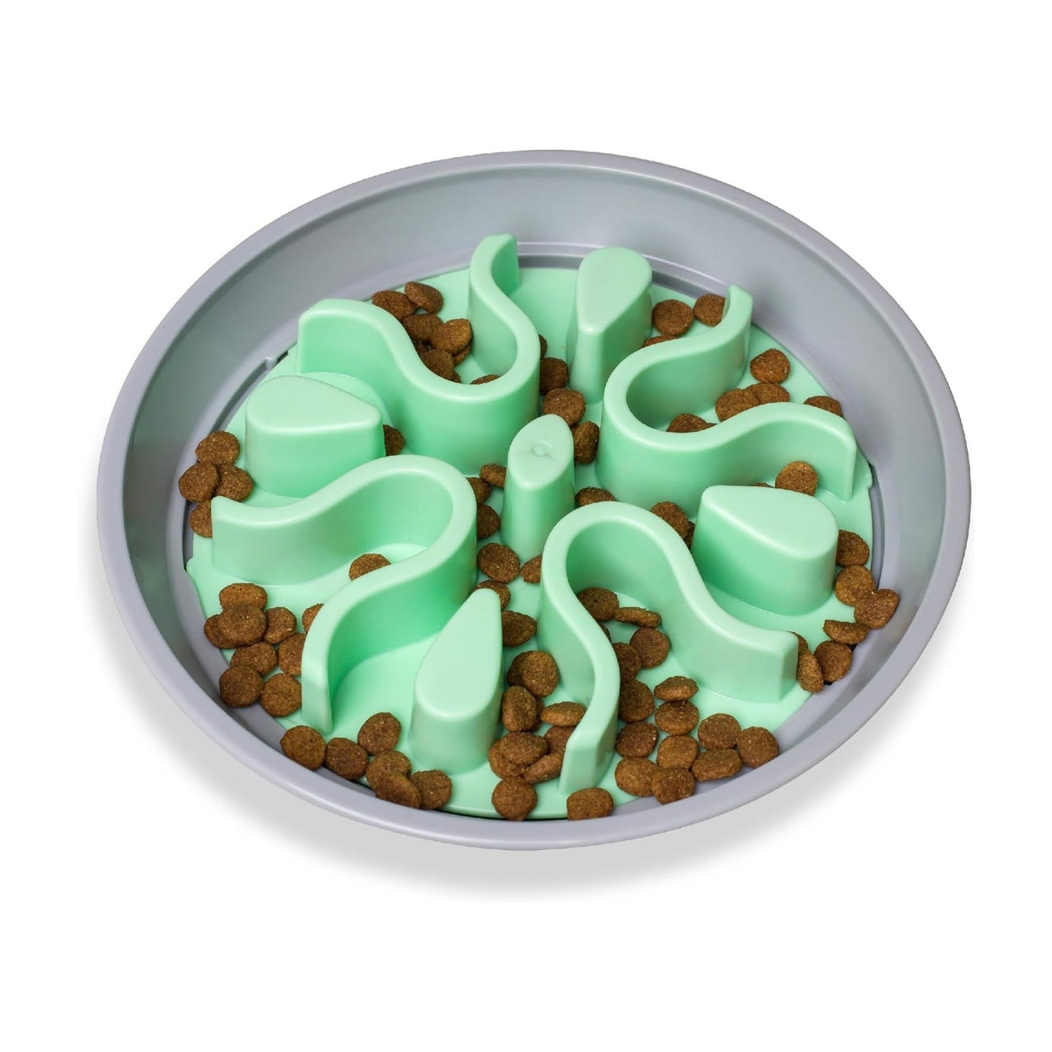 Outward Hound Fun Feeder Wobble Slo-Bowl, Anti-Schling Napf - Woofshack