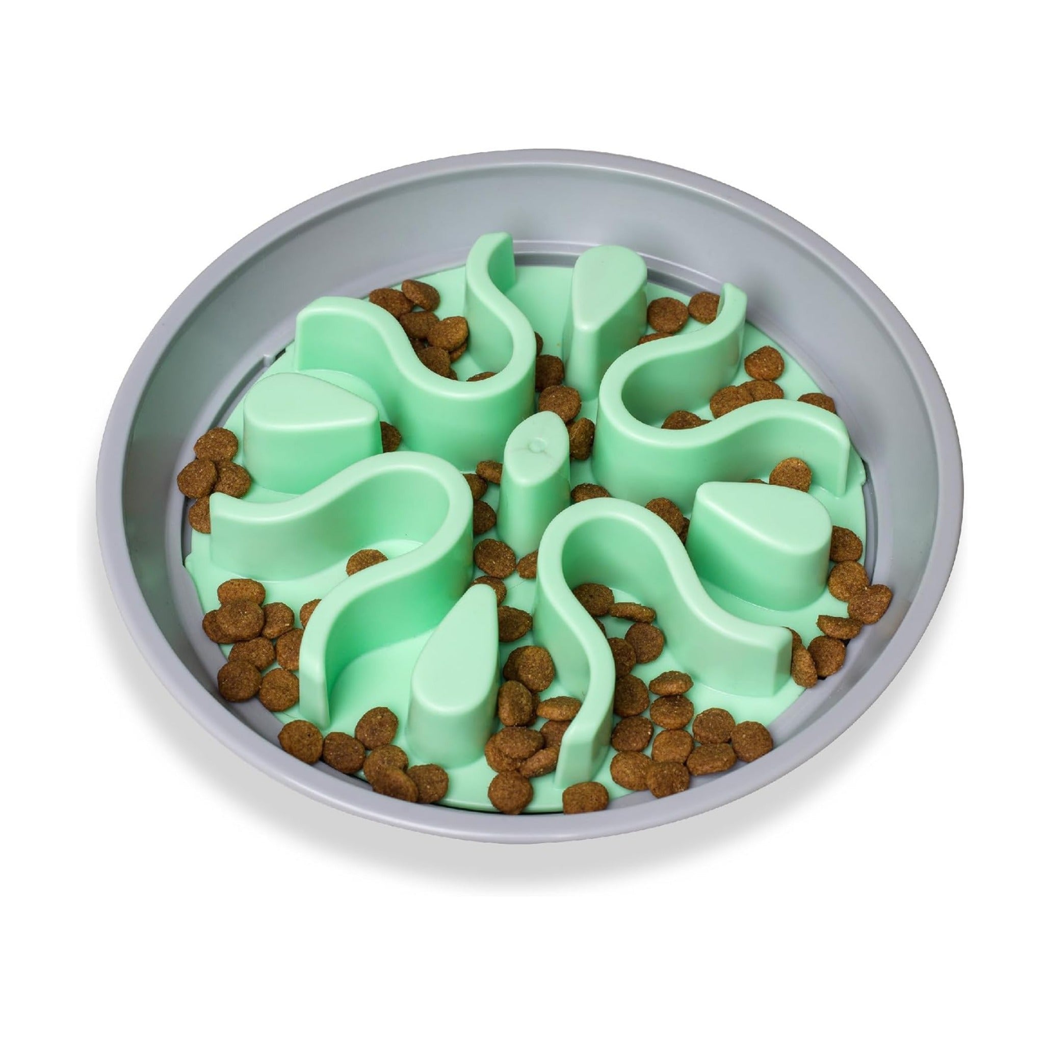 Outward Hound Fun Feeder Wobble Slo-Bowl, Anti-Schling Napf - Woofshack