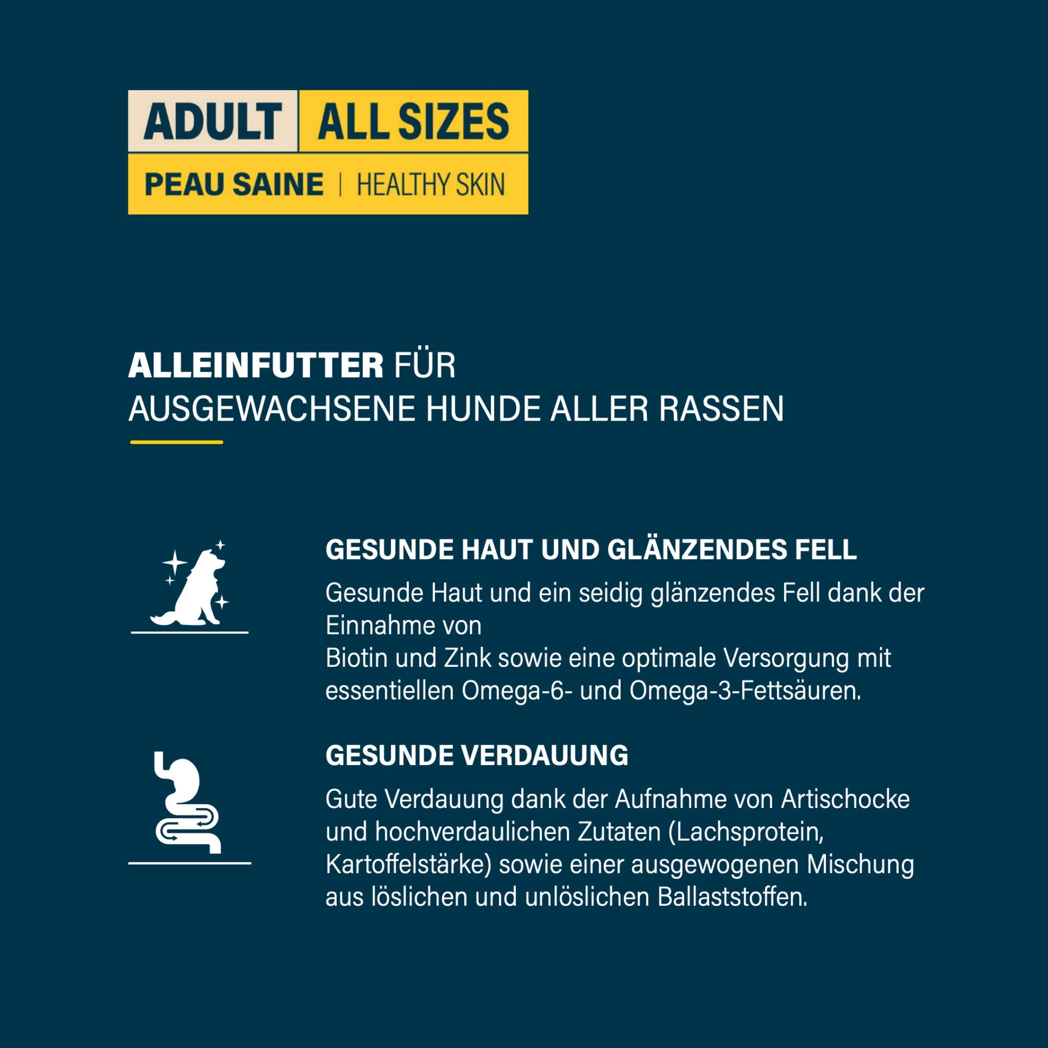 Pro-Nutrition Prestige Adult All Sizes Healthy Skin, Hundefutter - Woofshack