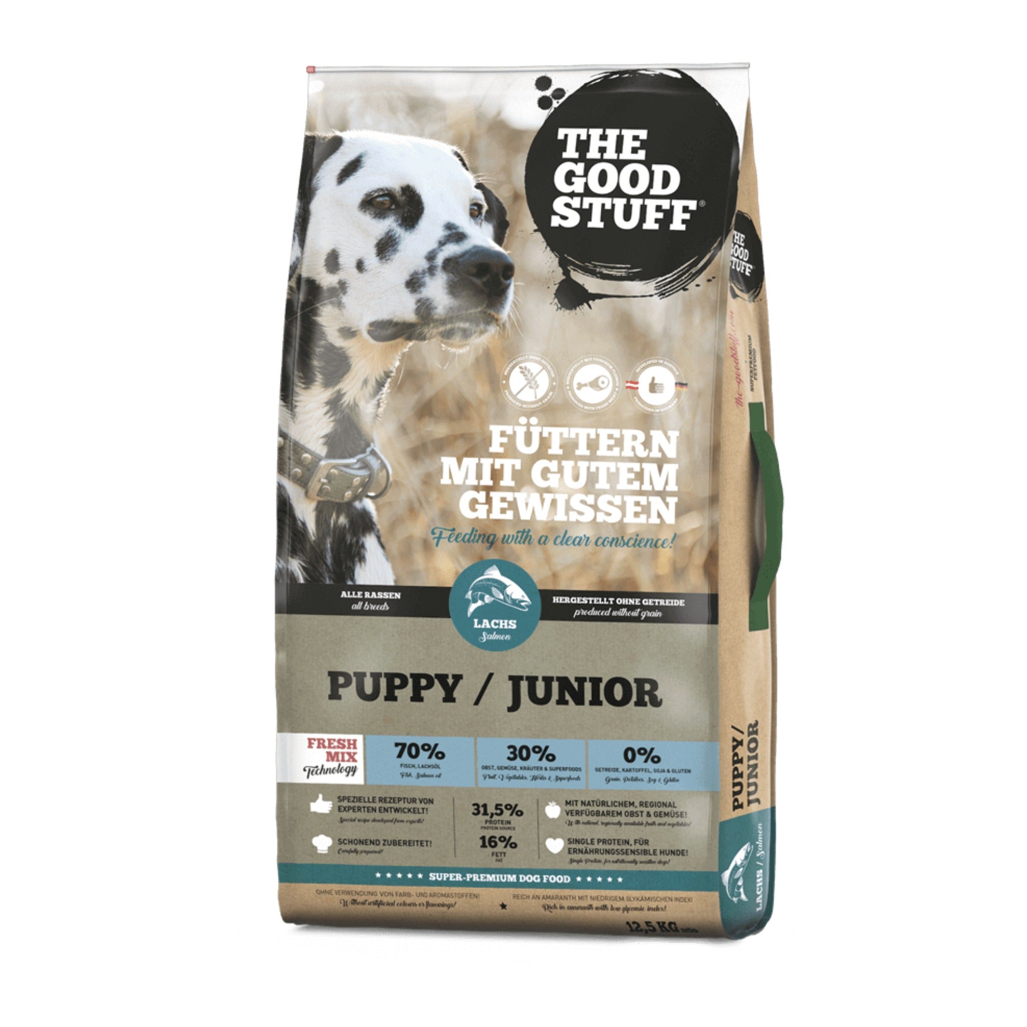 The Goodstuff Puppy/Junior Trockenfutter, Lachs - Woofshack