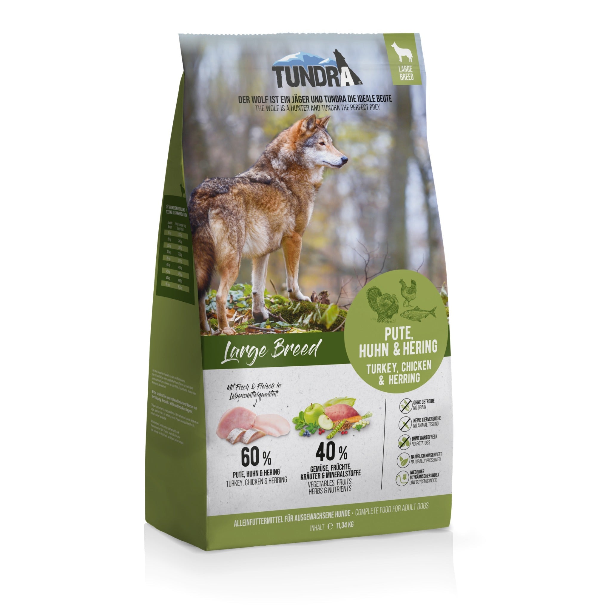 Tundra Dog Adult Trockenfutter, Large Breed - Woofshack