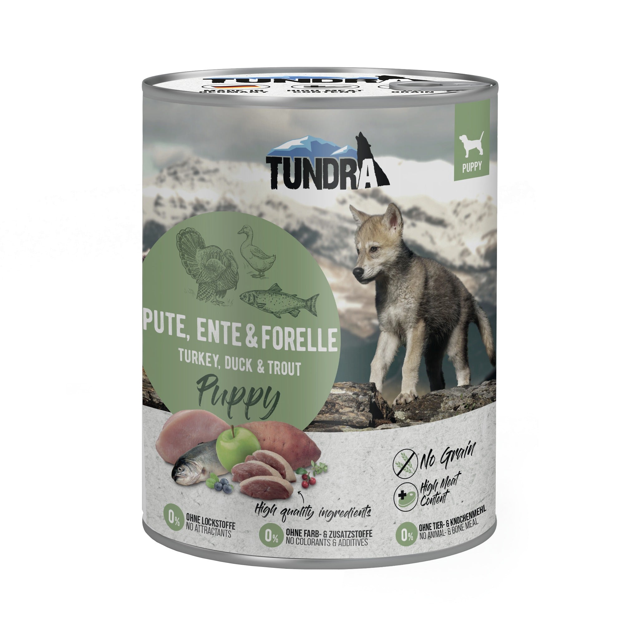 Tundra Puppy Nassfutter, Pute, Ente & Forelle - Woofshack